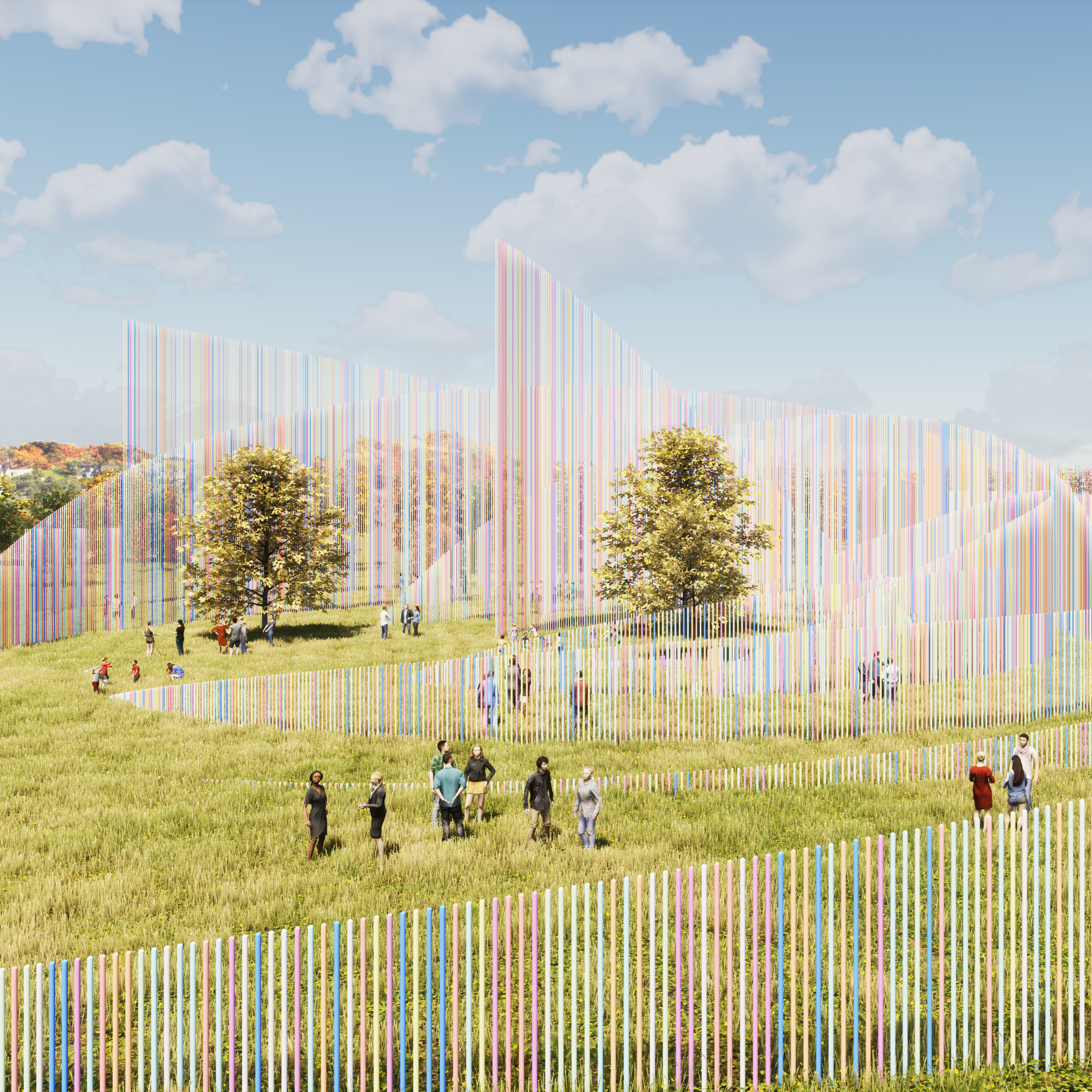 随机半径弧亭-0