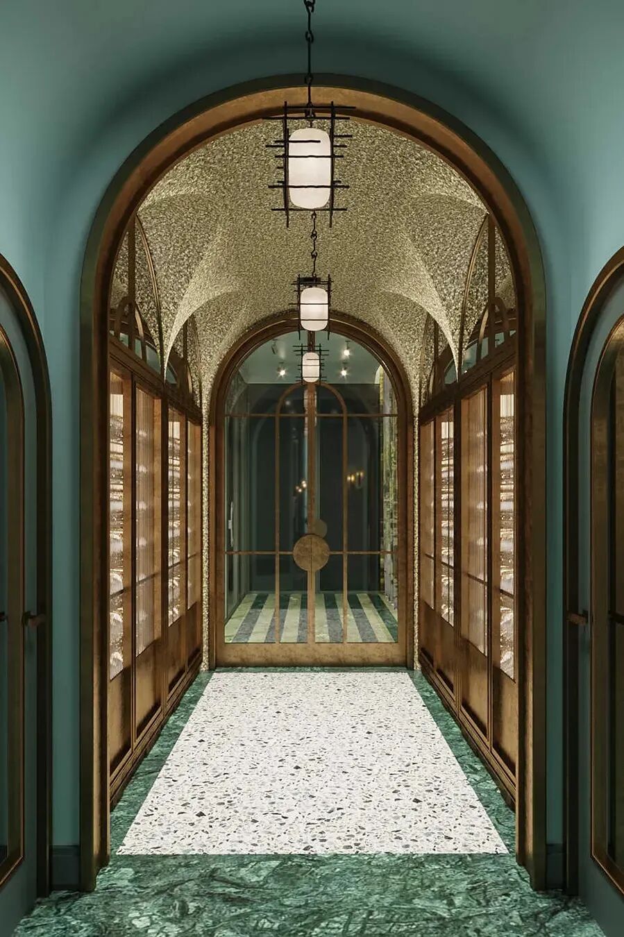 香港全新超级豪宅「天御 THE LEGACY」法式餐厅丨中国香港丨法国设计师Jean  Louis Deniot-28