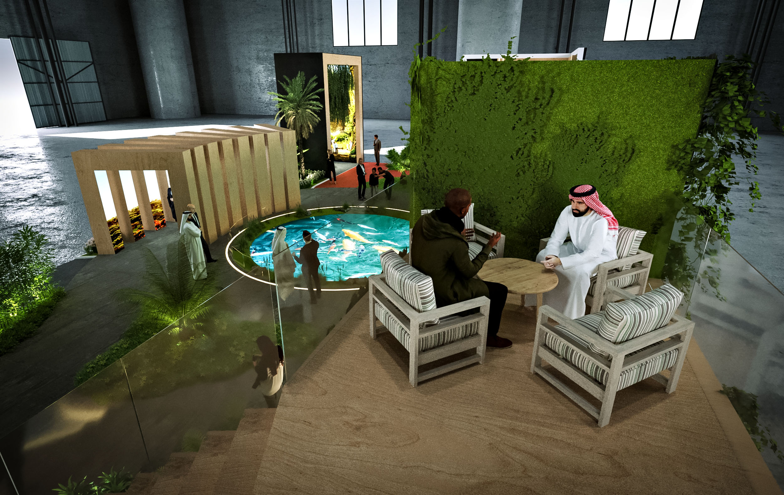 King Salman Park Exhibition Stand 31m x 14m-30