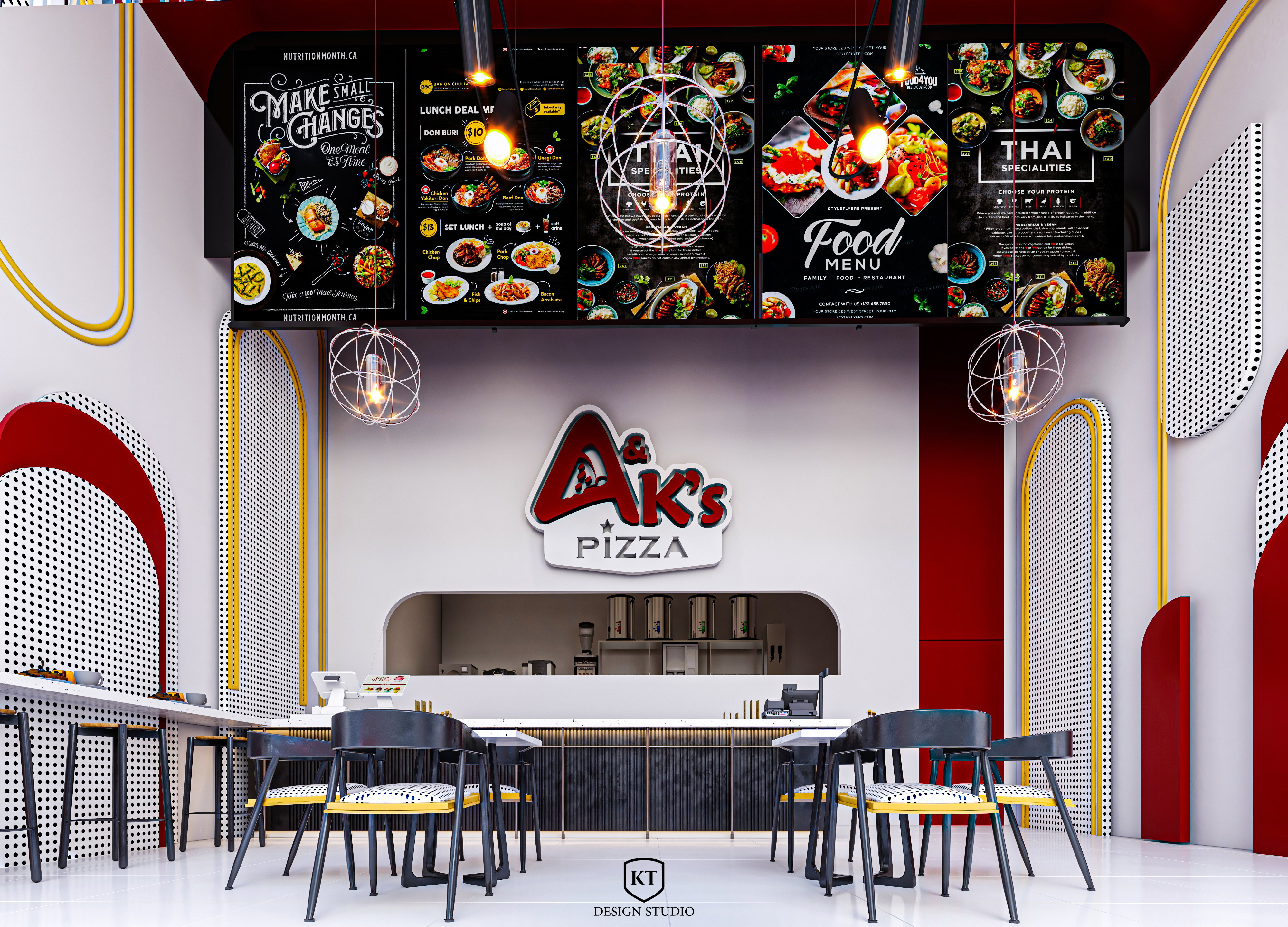 Pizza Restaurant设计丨KT_DESIGN STUDIO-14