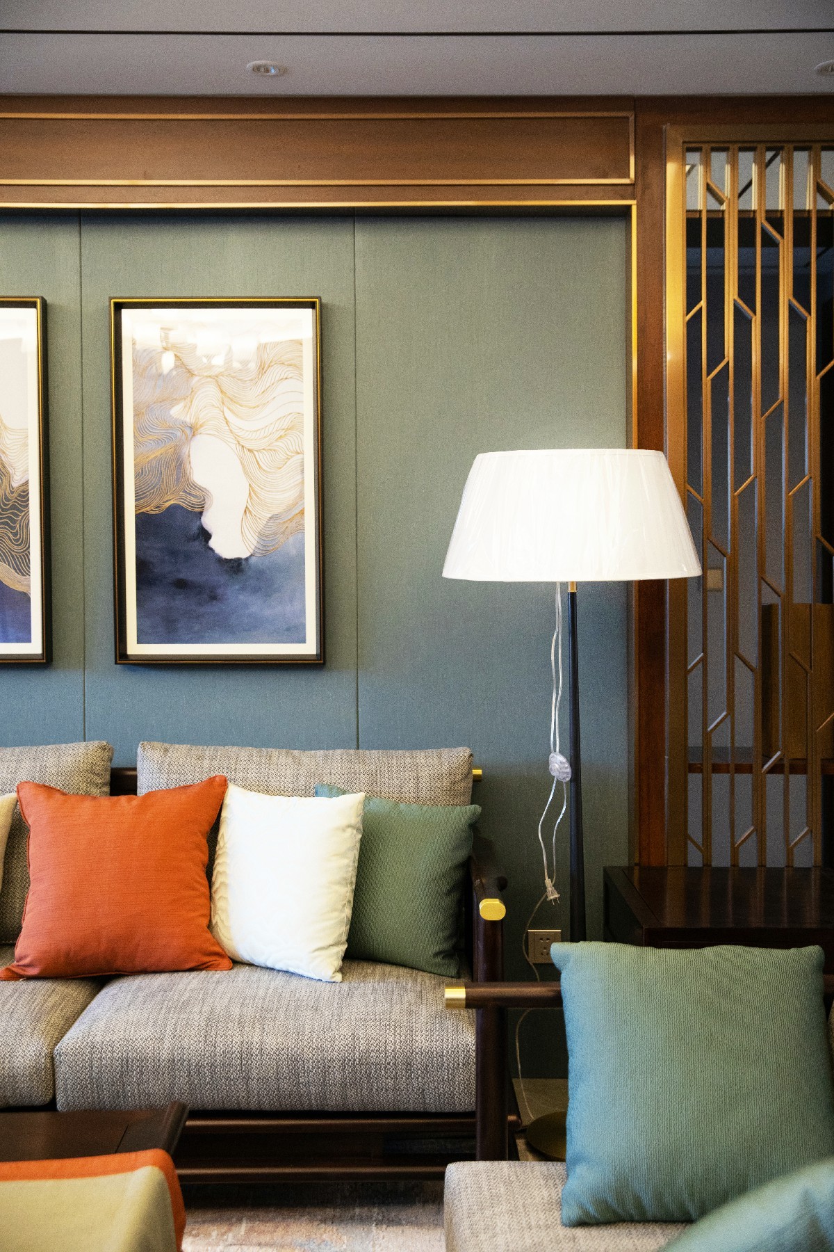 栾川新中式美式混搭家居设计-15