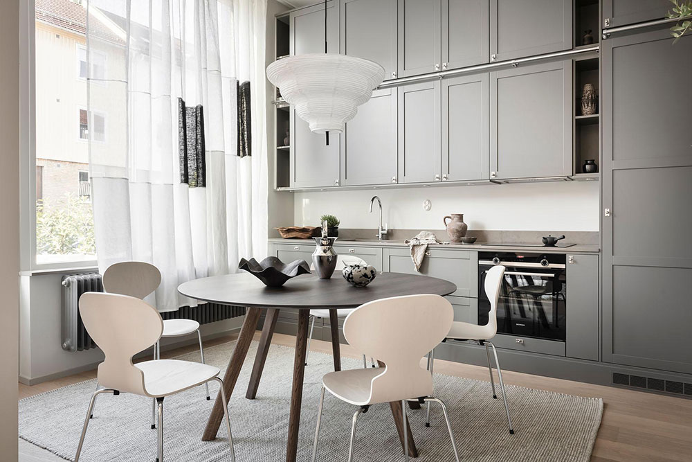 哥德堡带独立入口和露台的时尚公寓-13