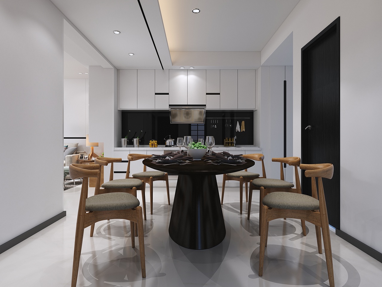 北欧风客厅设计丨女屋主设计师-8