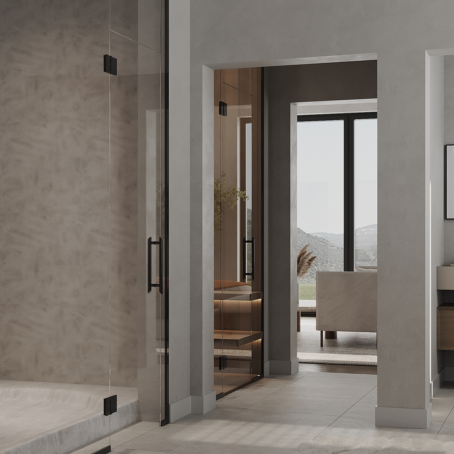 Bedroom with Bathtub, Shower & Sauna-6