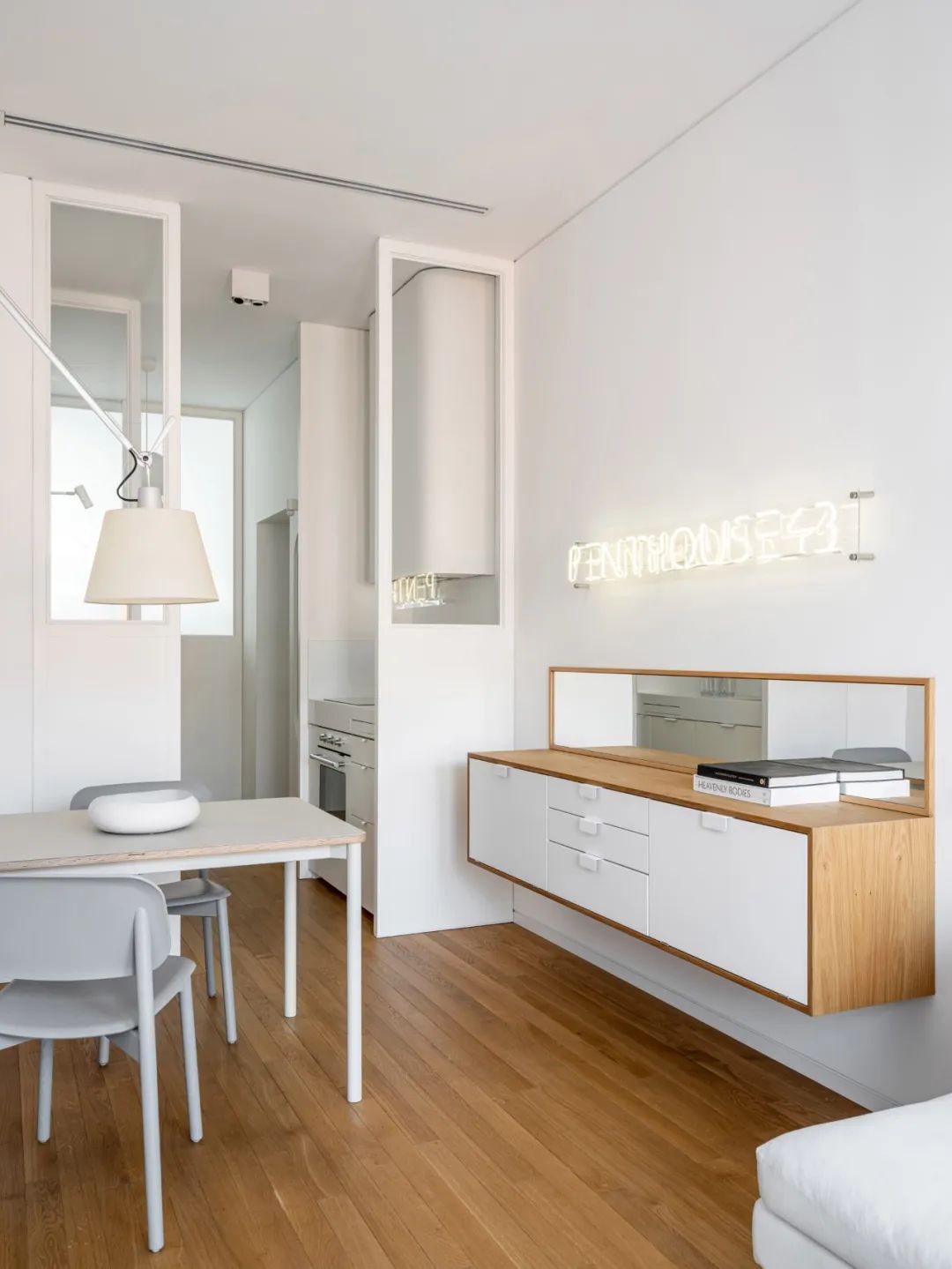 现代 43㎡白色公寓-6