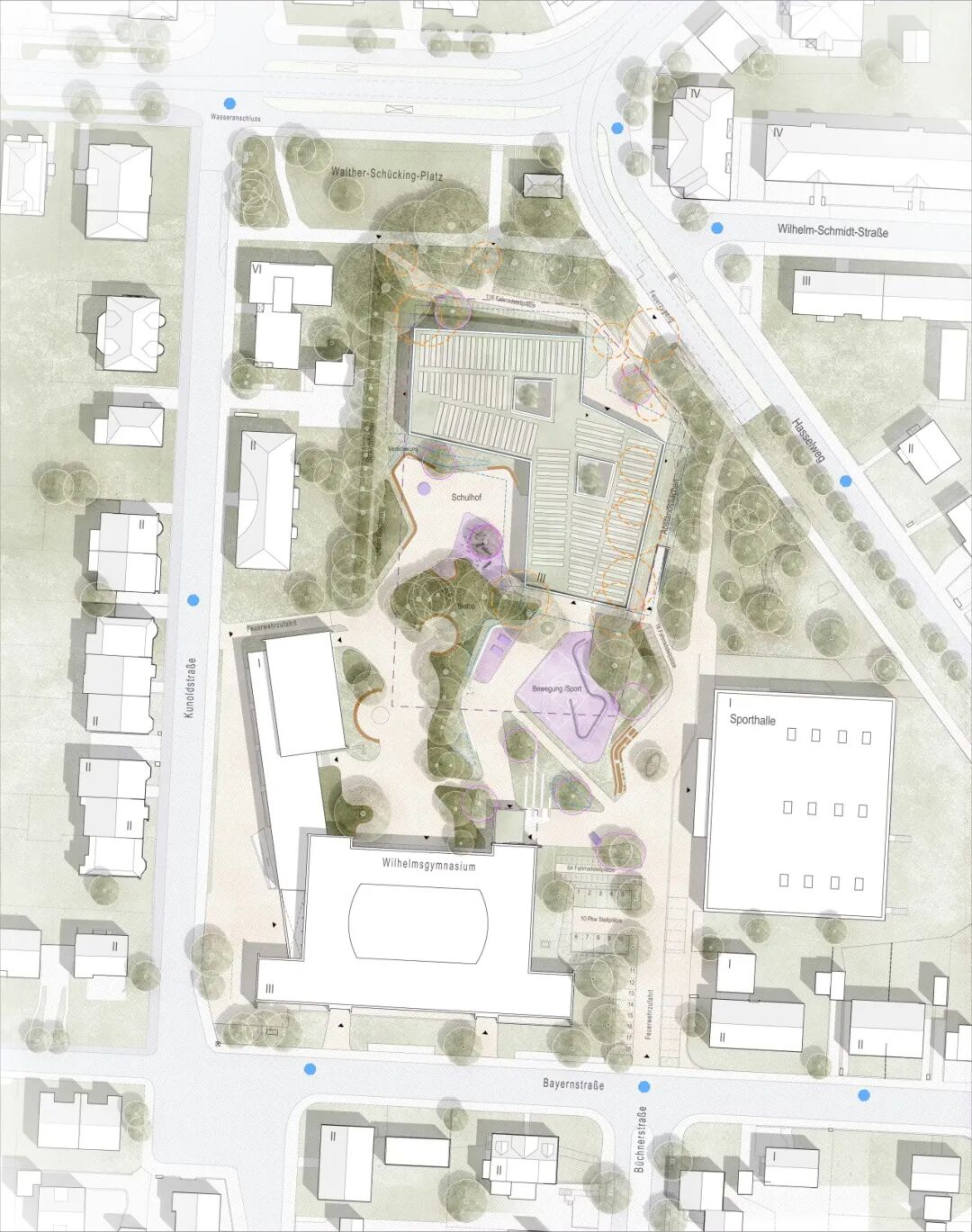 卡塞尔新威廉文理中学丨德国卡塞尔丨盖博建筑设计-40