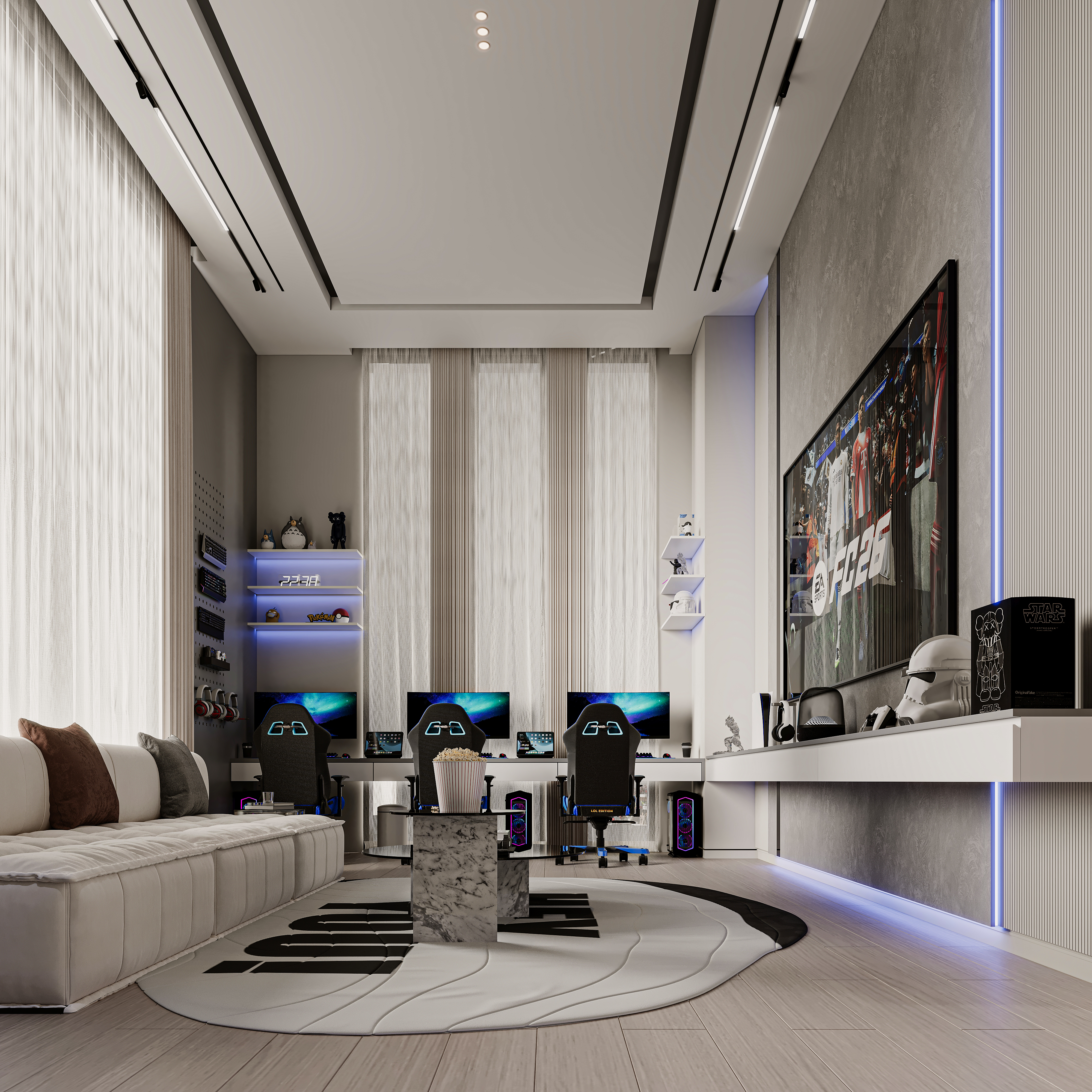 Gaming Room Interior Design-15