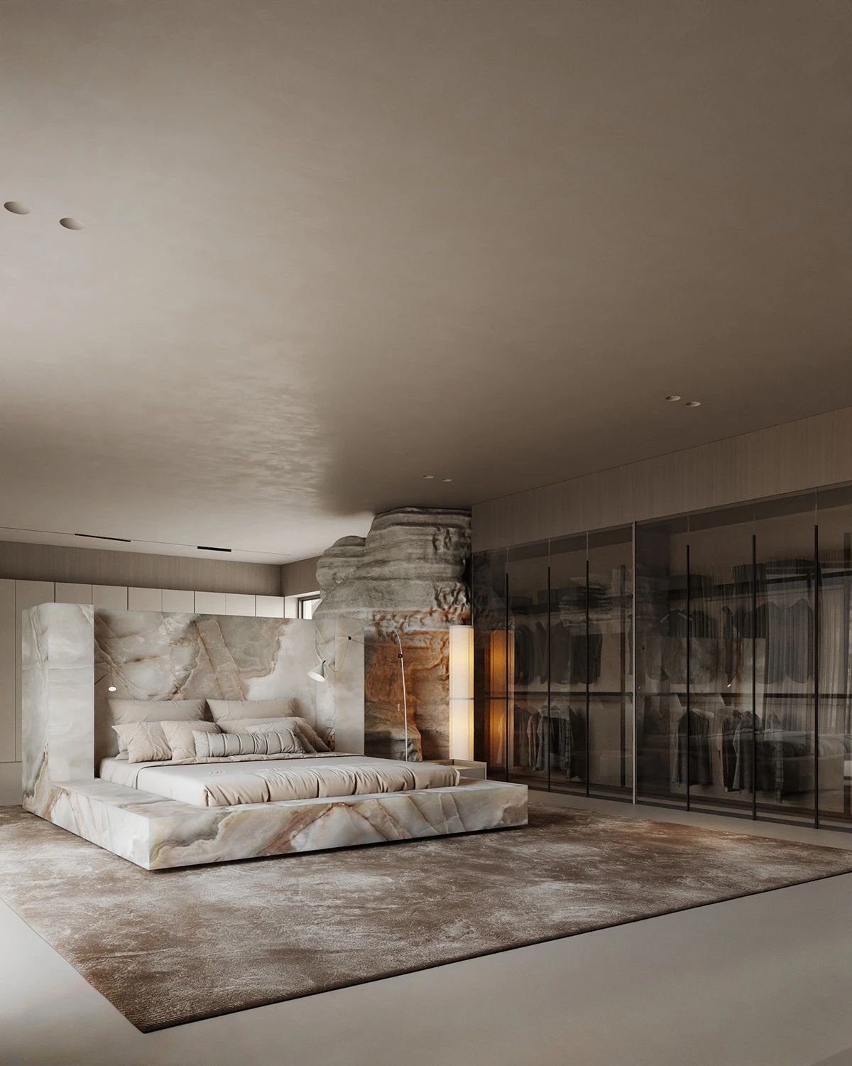 石材老板钟情于石材，设计师直接用大理石给他设计了一张床_20240629-7