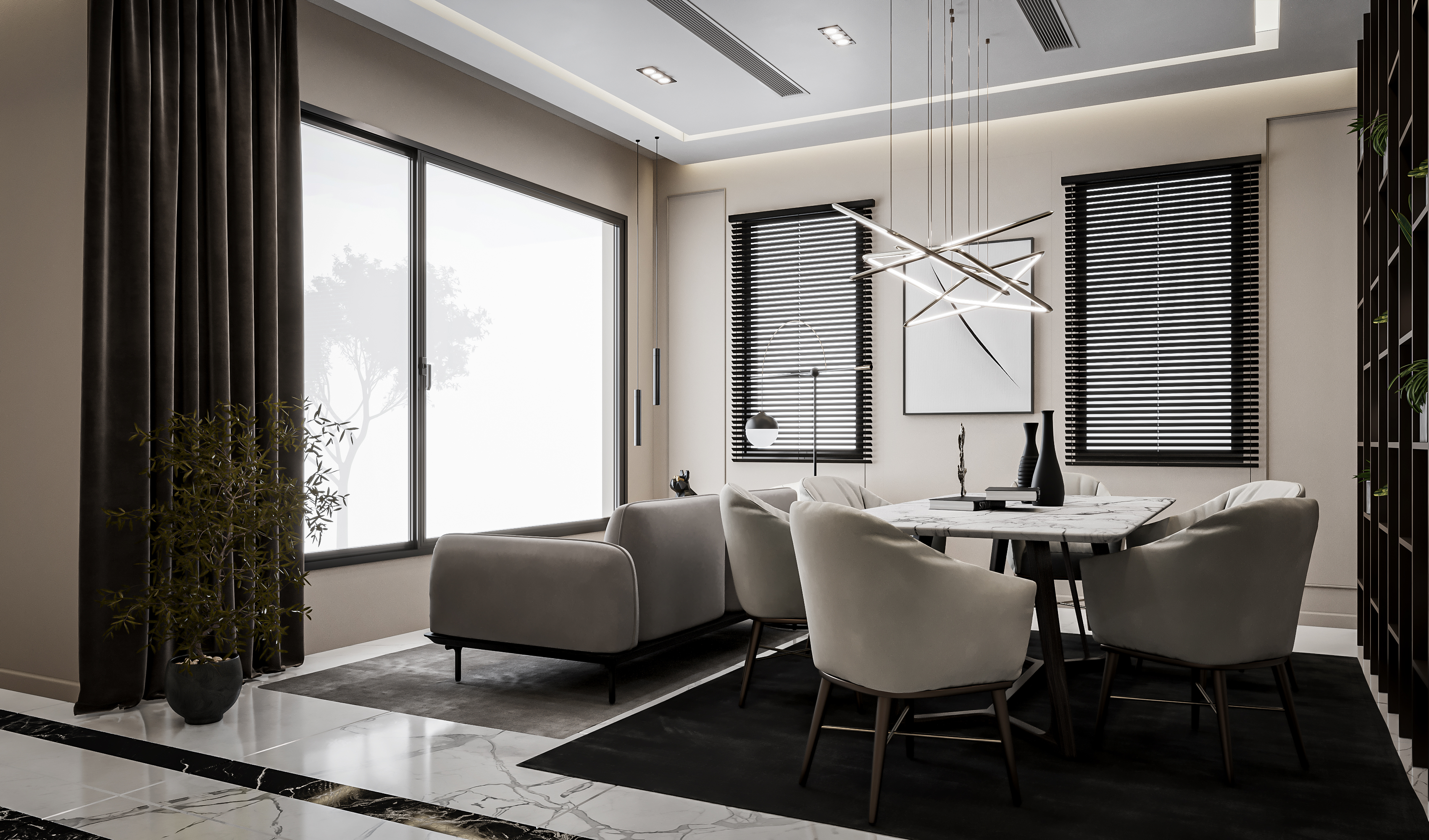 NEO CLASSIC VILLA 设计丨沙特阿拉伯利雅得-29