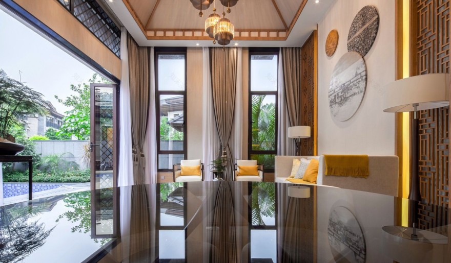 265㎡翡翠松山湖滨湖花园17#B户型别墅样板房-7