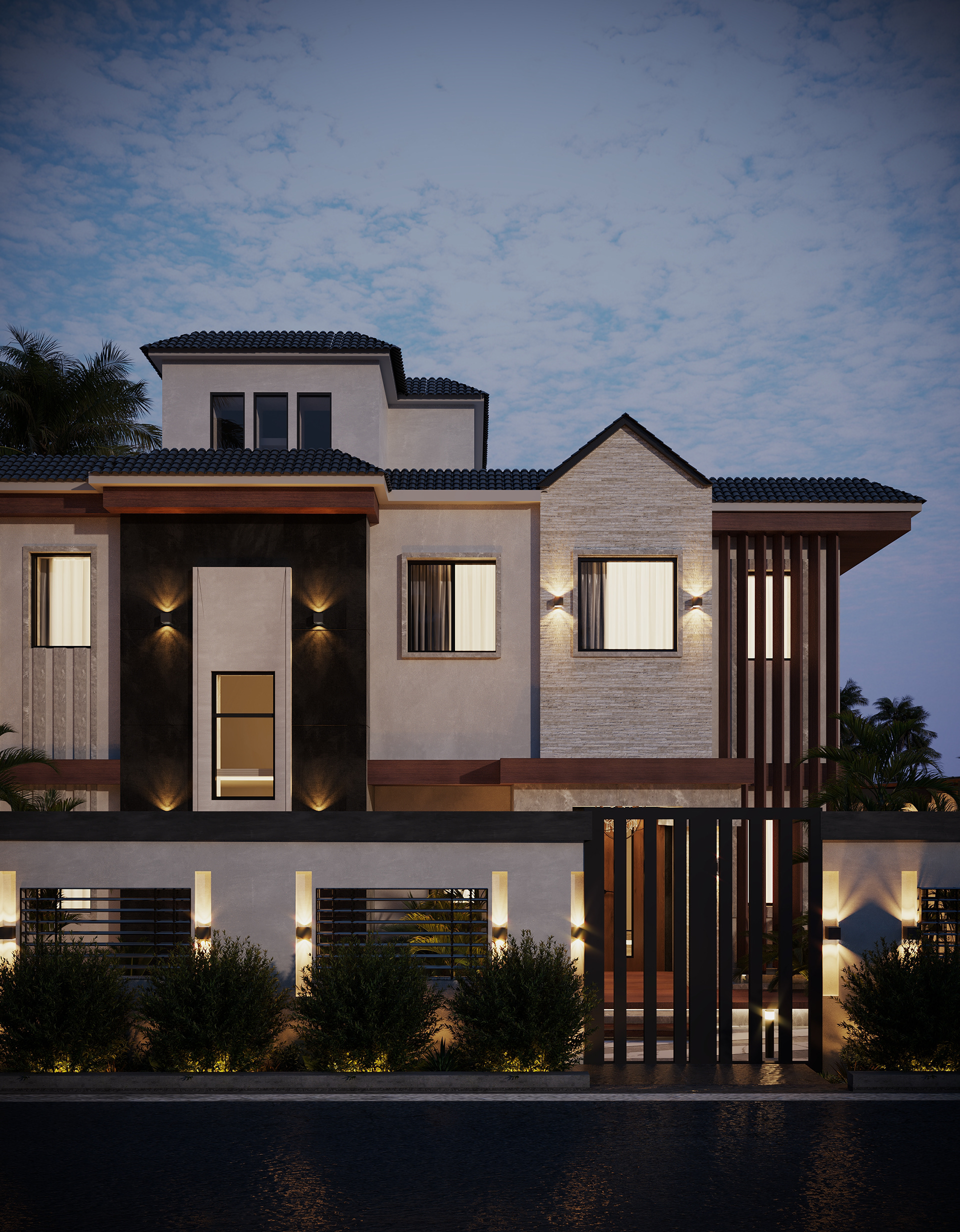 Rehab Villa 室内可视化设计丨Taj DesignSherif Helal-44