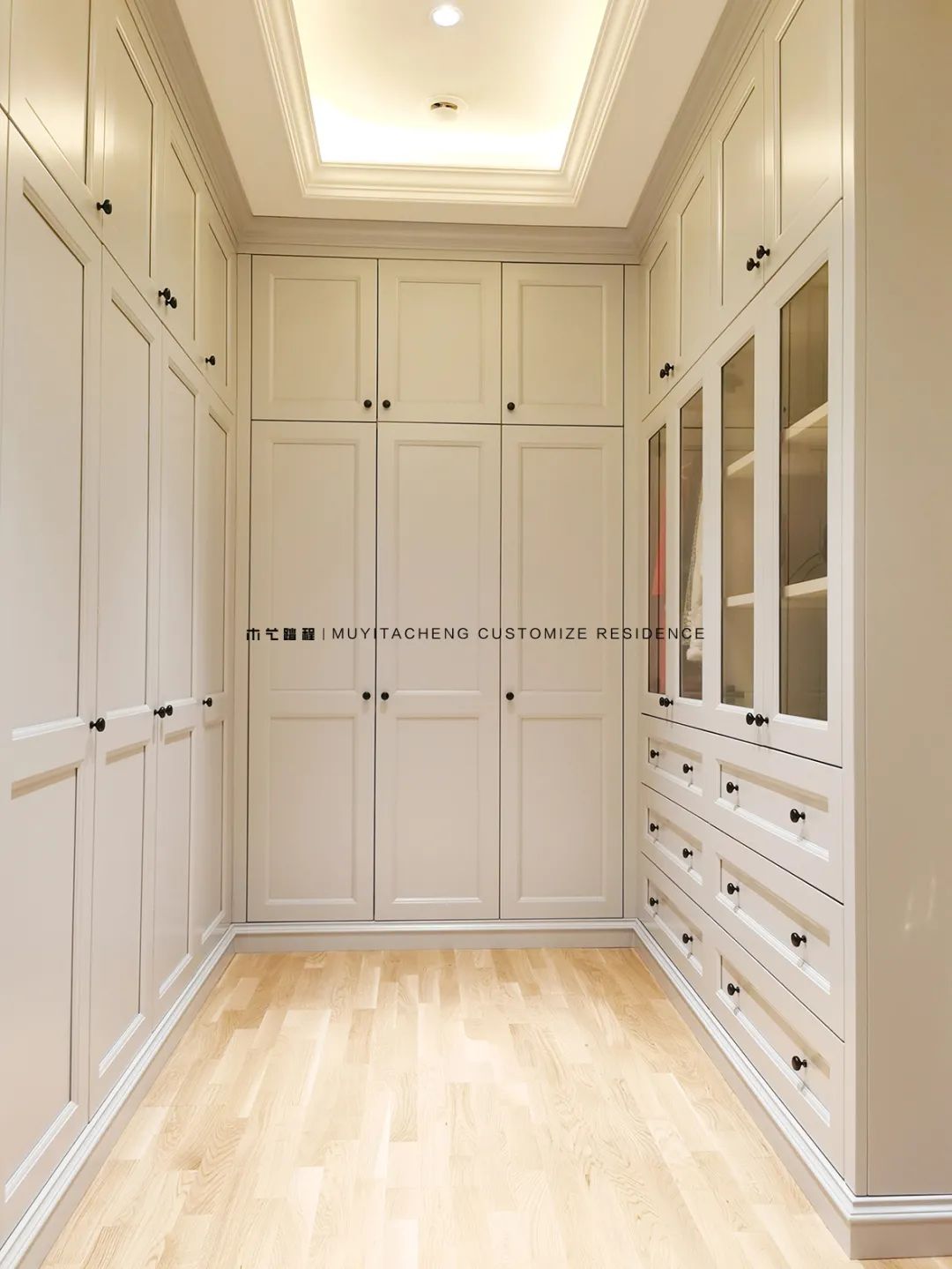 重庆两江新宸高级联排别墅定制案例丨中国重庆丨木艺踏程全屋定制-38