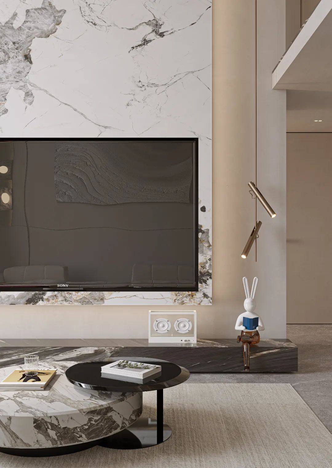 130㎡极简风尚住宅设计丨中国长沙丨周笙笙建筑装饰设计-12