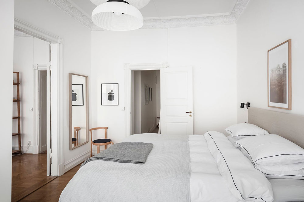 瑞典哥德堡 86 平米白色优雅公寓，温暖细节展现大师级设计-16