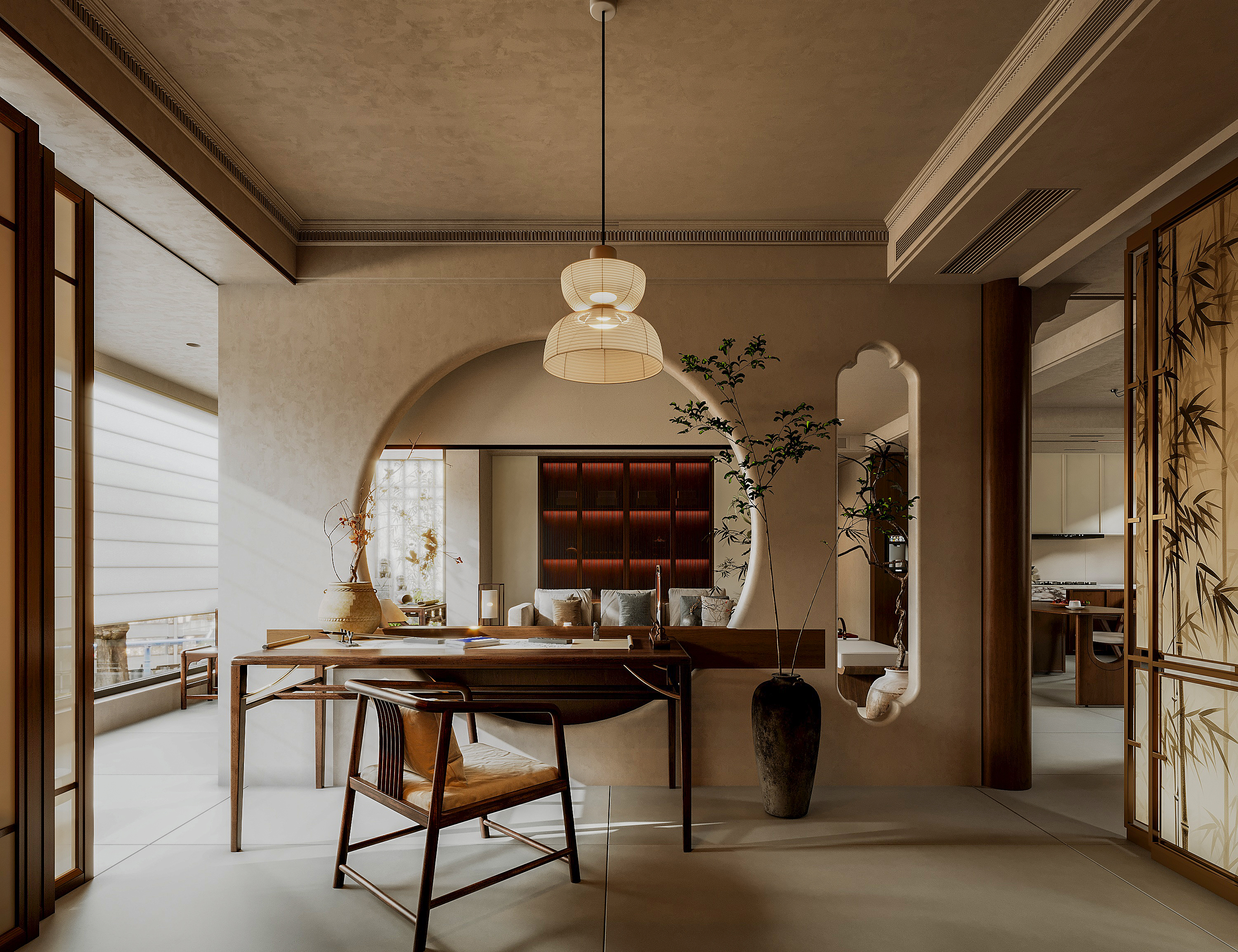 新中式宅居：把 “禅意” 揉进生活的每寸空间-7