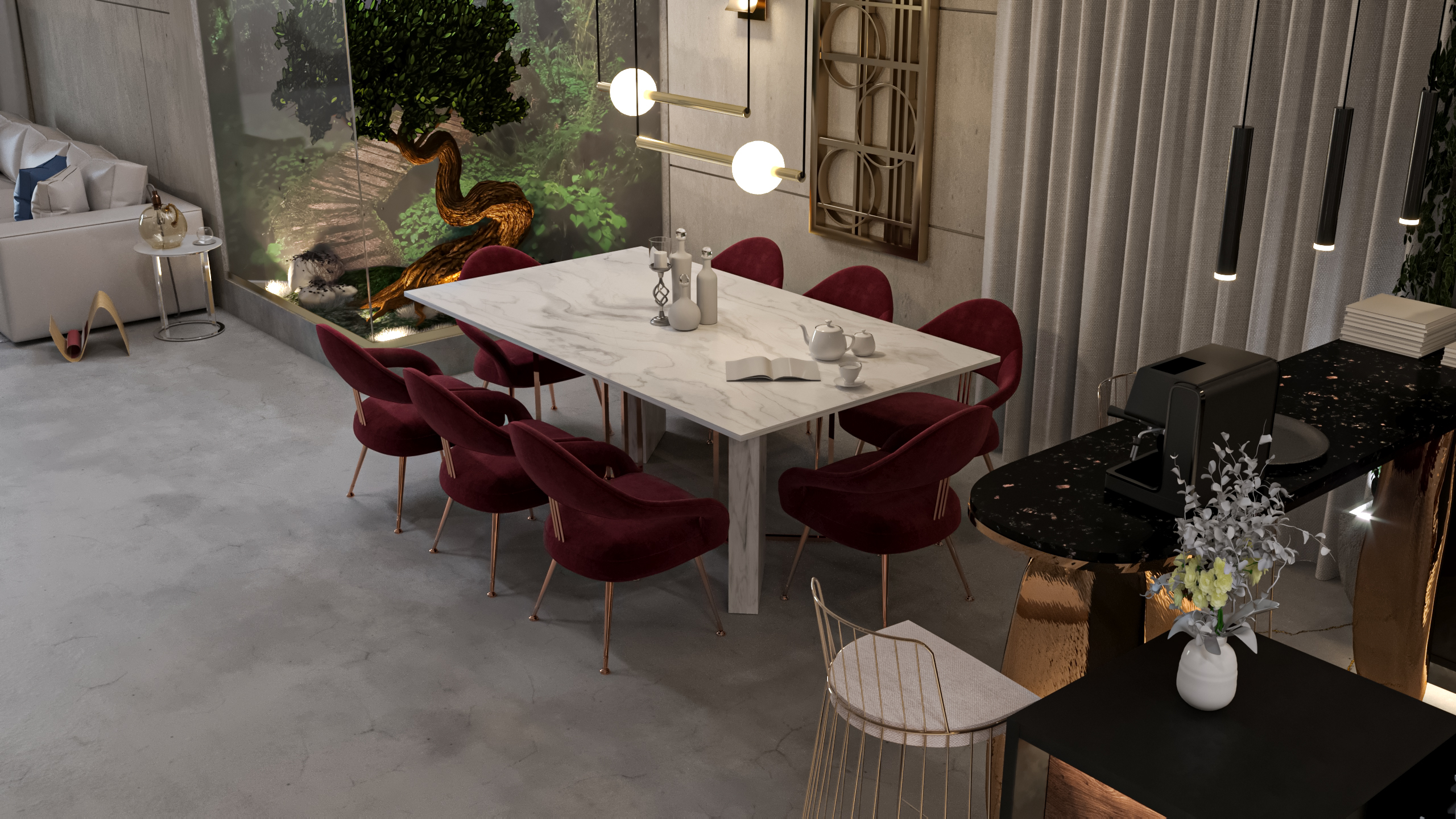 海德公园山景别墅丨埃及开罗丨Atrium Design  Ahmed Rabie-18