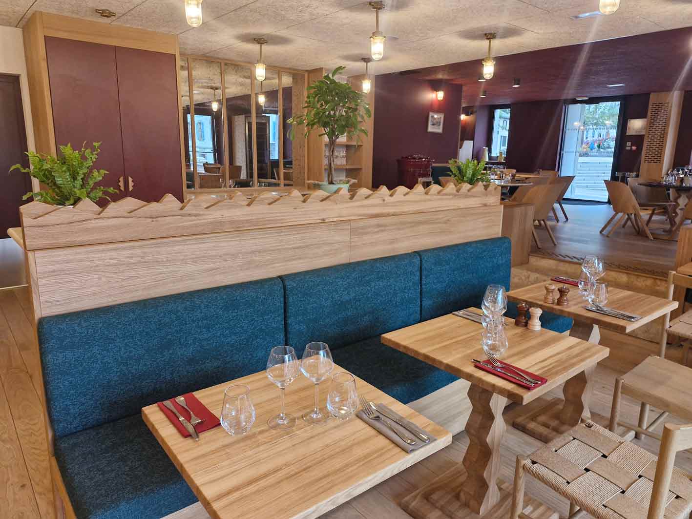 Mobilier des communs de l’hôtel la Couronne à Chamonix | Poitoux-14