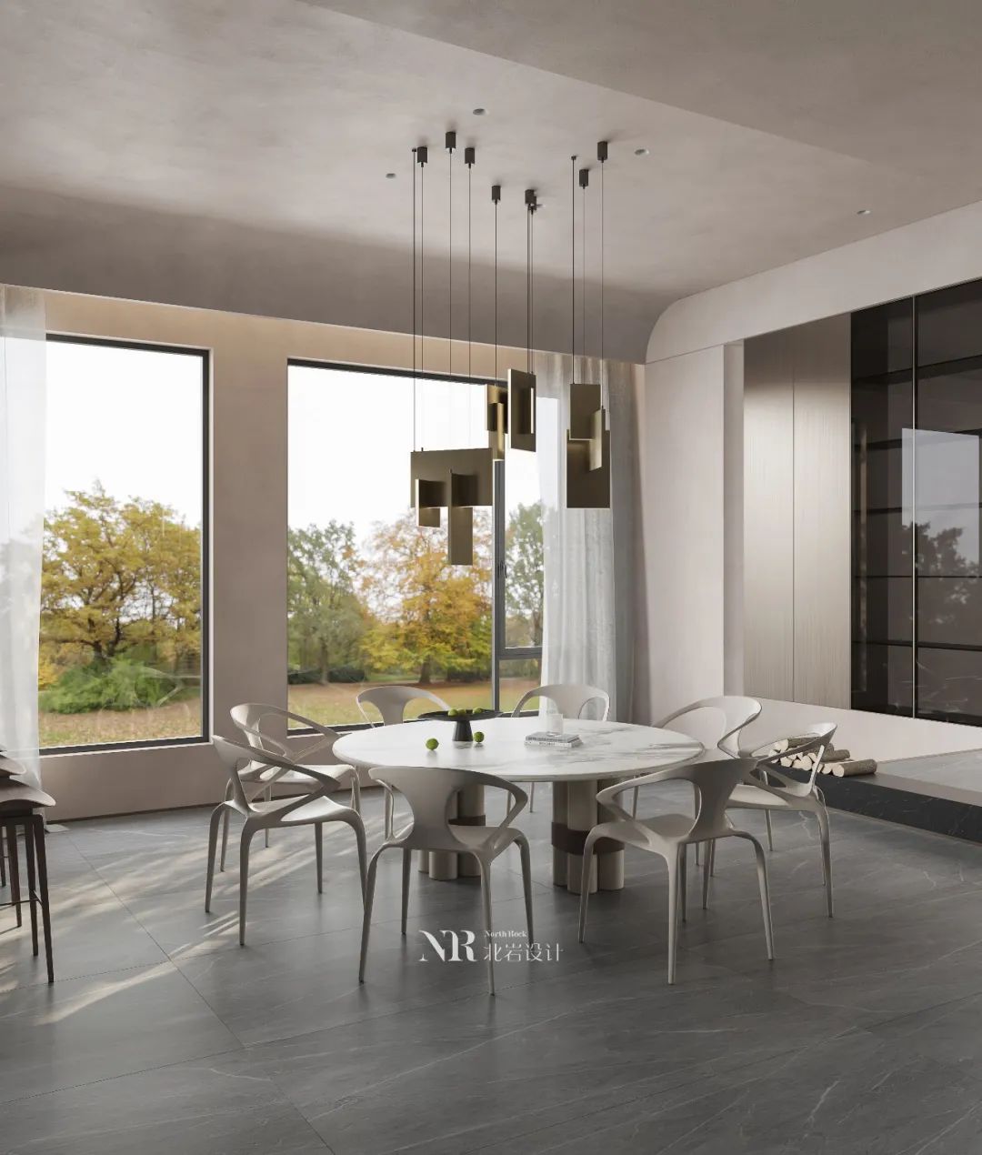 泰州中天御苑现代主义“手写体”之美的隐奢逸境丨中国泰州丨北岩设计-24