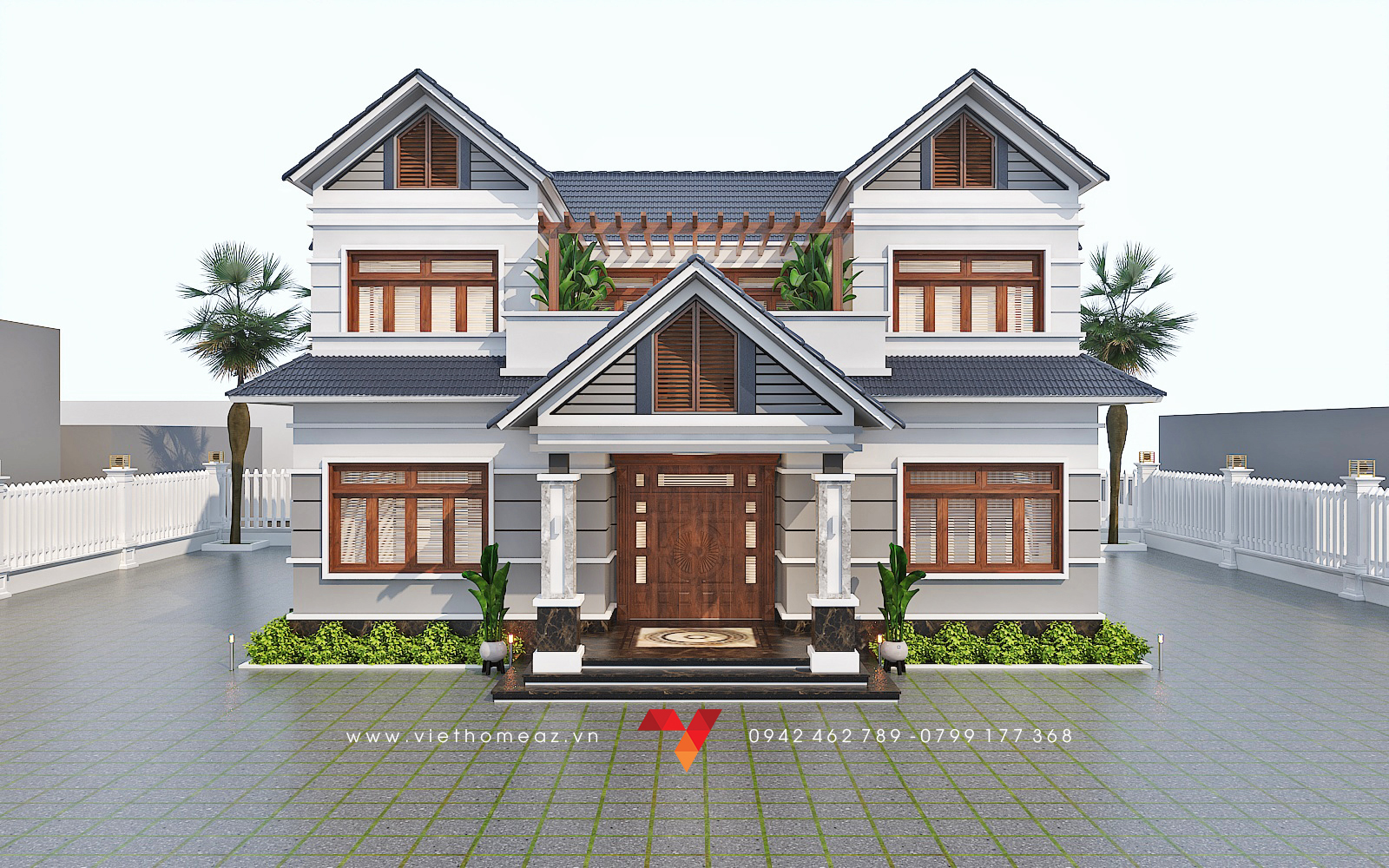 河内市巴维街房屋设计丨Kiến Trúc – Nội Thất VietHome-6