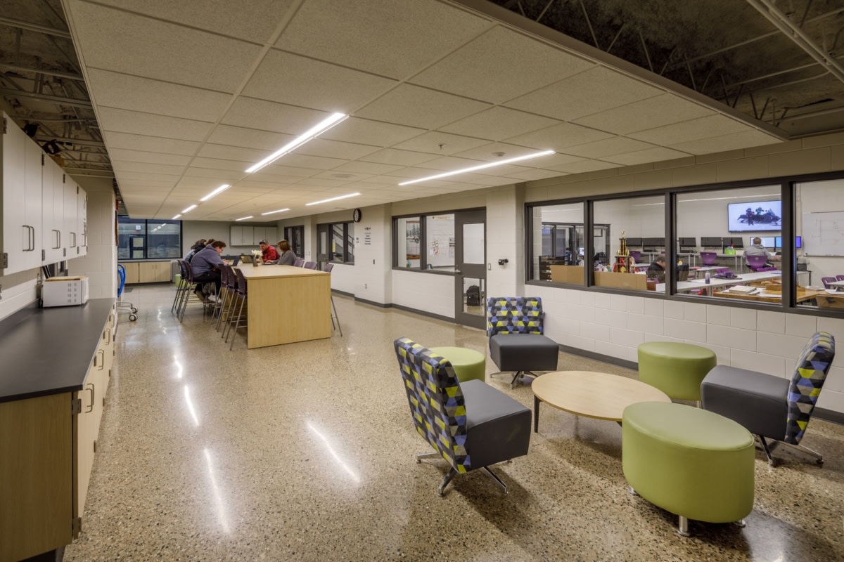 绿湾高中 CTE 翻新项目丨美国格林维尔丨GMB Architecture + Engineering-11