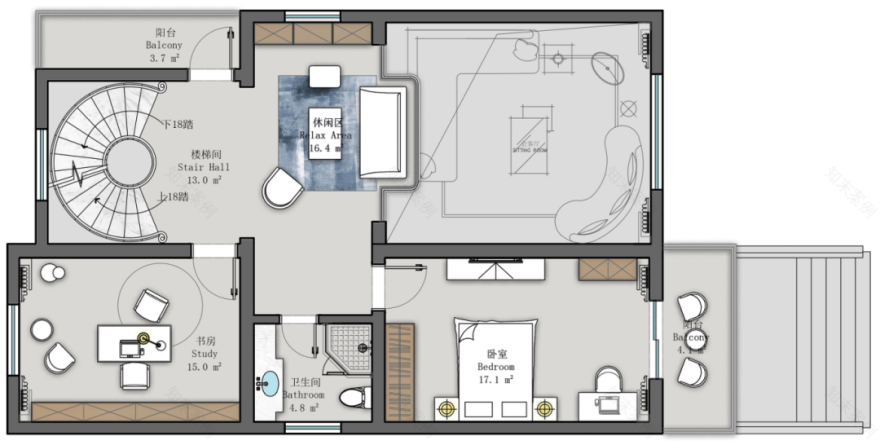 英伦美墅馆丨尚层装饰浦西分公司-26