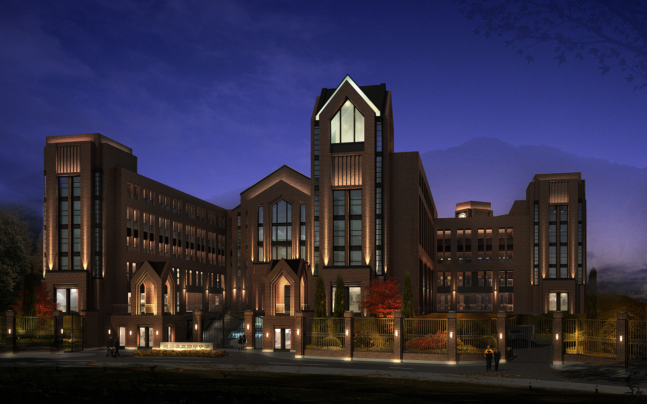 夜景鸟瞰+透视-夜色朦胧-4