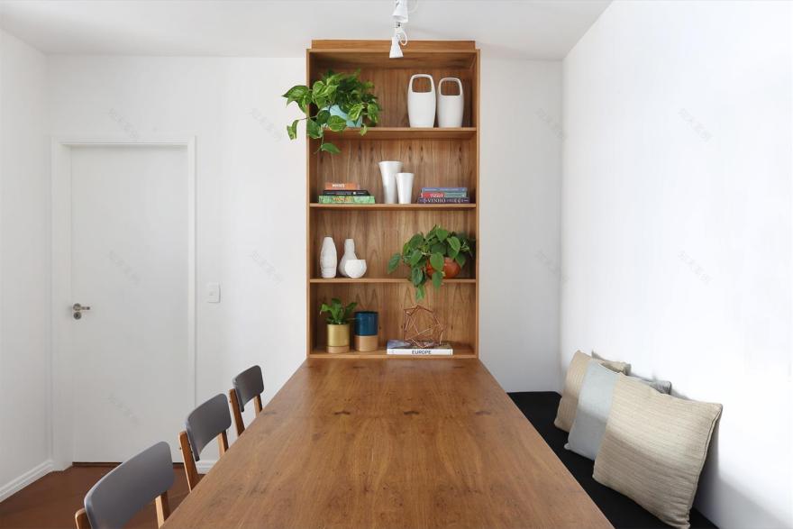 巴西 Vila Mariana 2 公寓现代简约设计-4