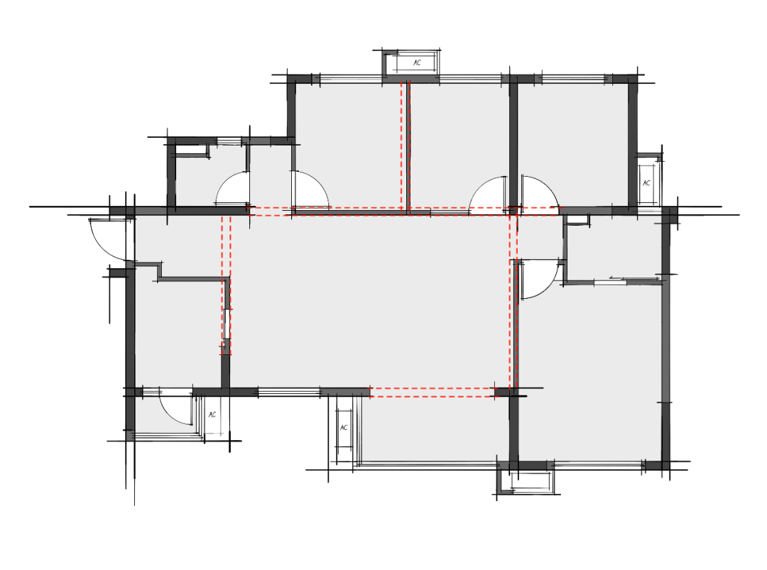 万科金润华府 128㎡现代简约盐系家居，游戏观影收纳一房尽享-26