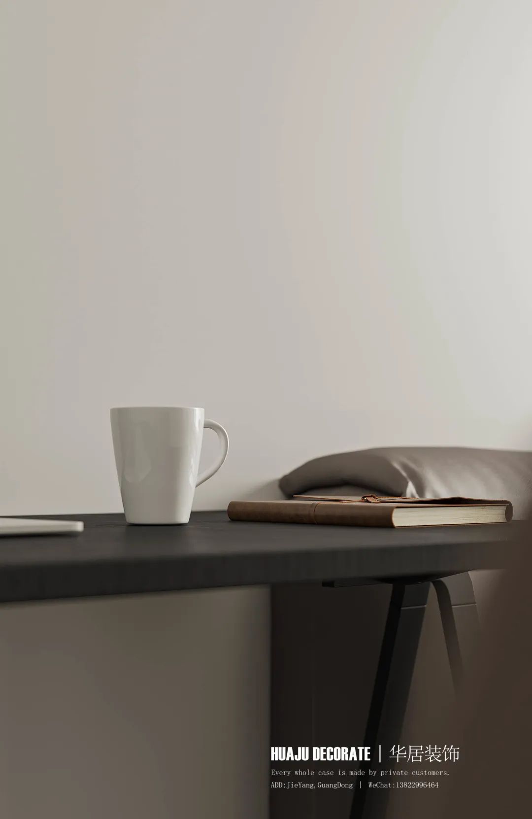 榕江四季城大平层现代简约设计丨华居装饰-64