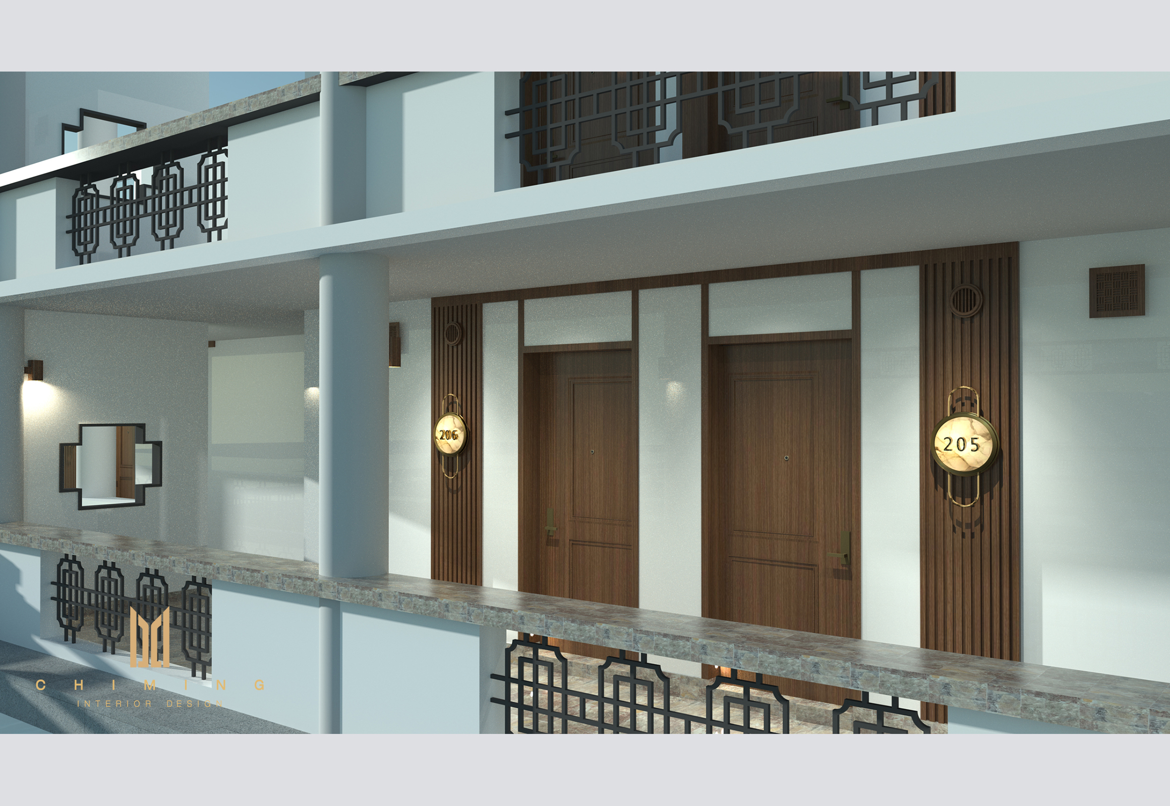 广州大岗园林宾馆大堂翻新改造项目（ 园林区客房）-3