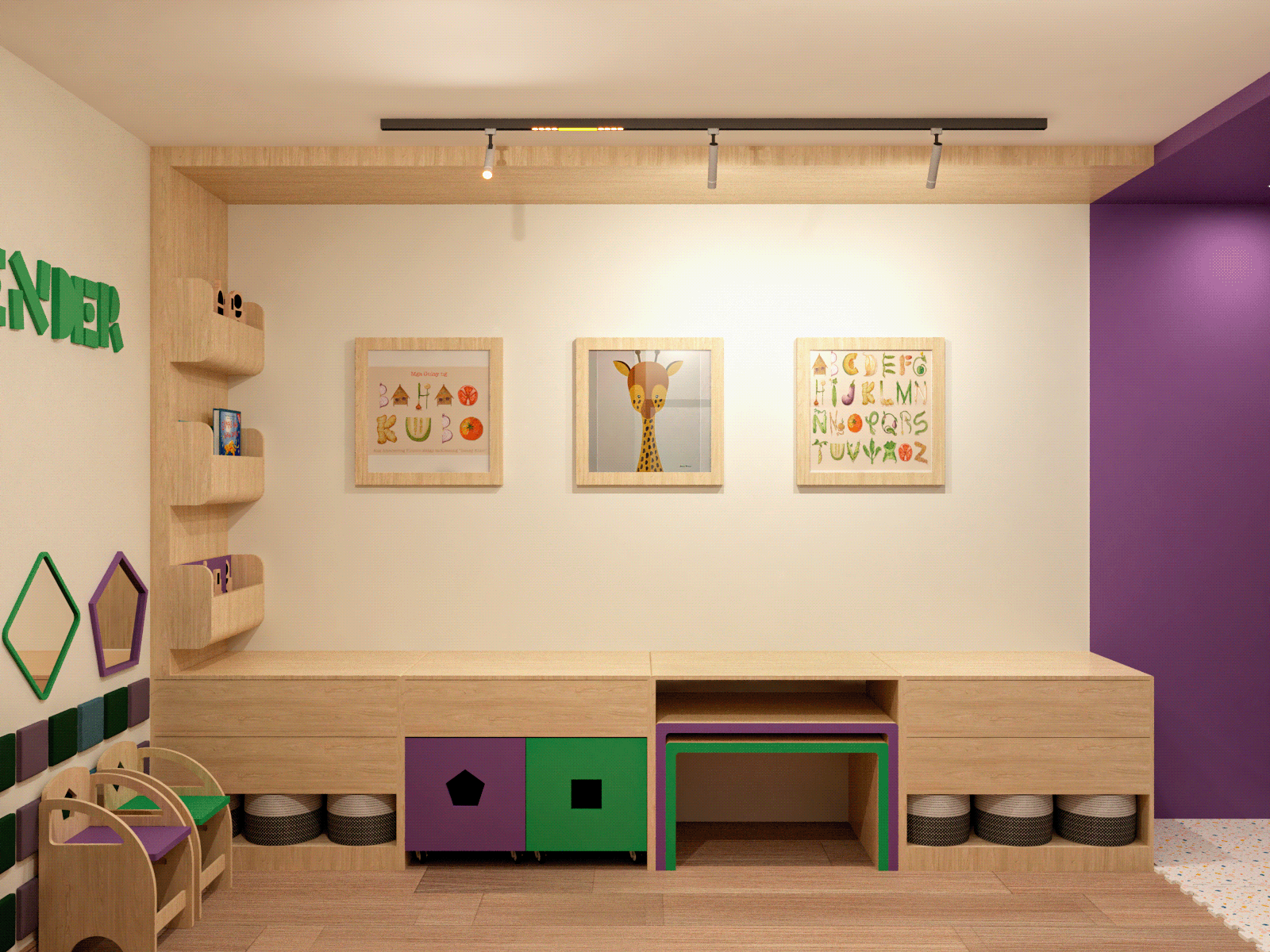 SUPER BABIES GYM室内设计项目-25