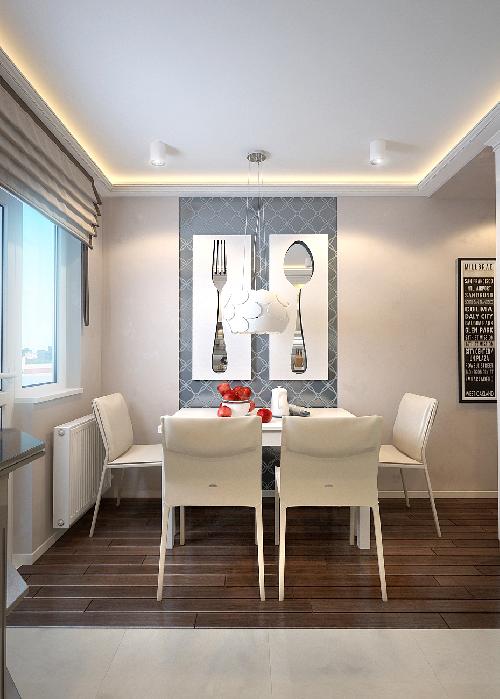 67平米公寓室内设计项目丨俄罗斯莫斯科丨莫斯科设计学院室内设计工作室-39