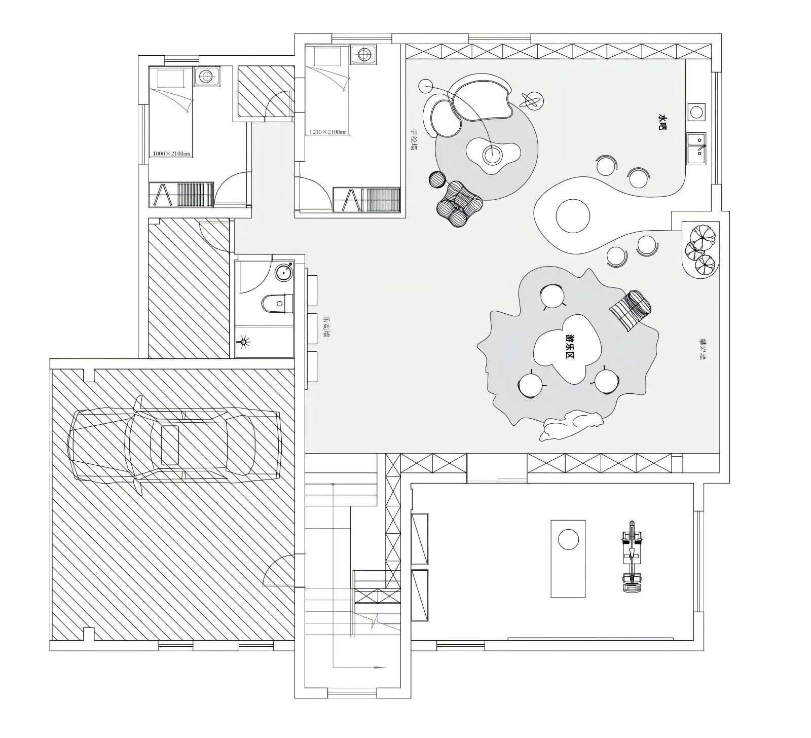 赛维雅／600㎡ 疗愈性别墅设计《漫步云上》丨中国上海丨赛维雅空间设计-42