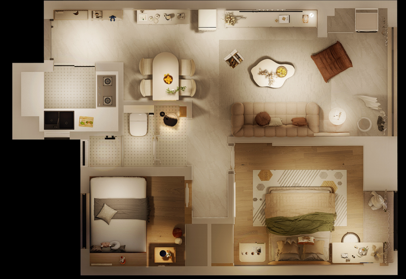 温馨家居照明设计-7