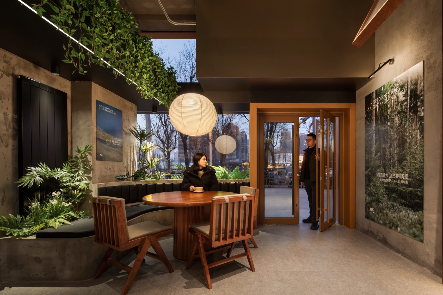 YIHE一合轻食餐厅丨中国太原丨斑斓空间设计-7