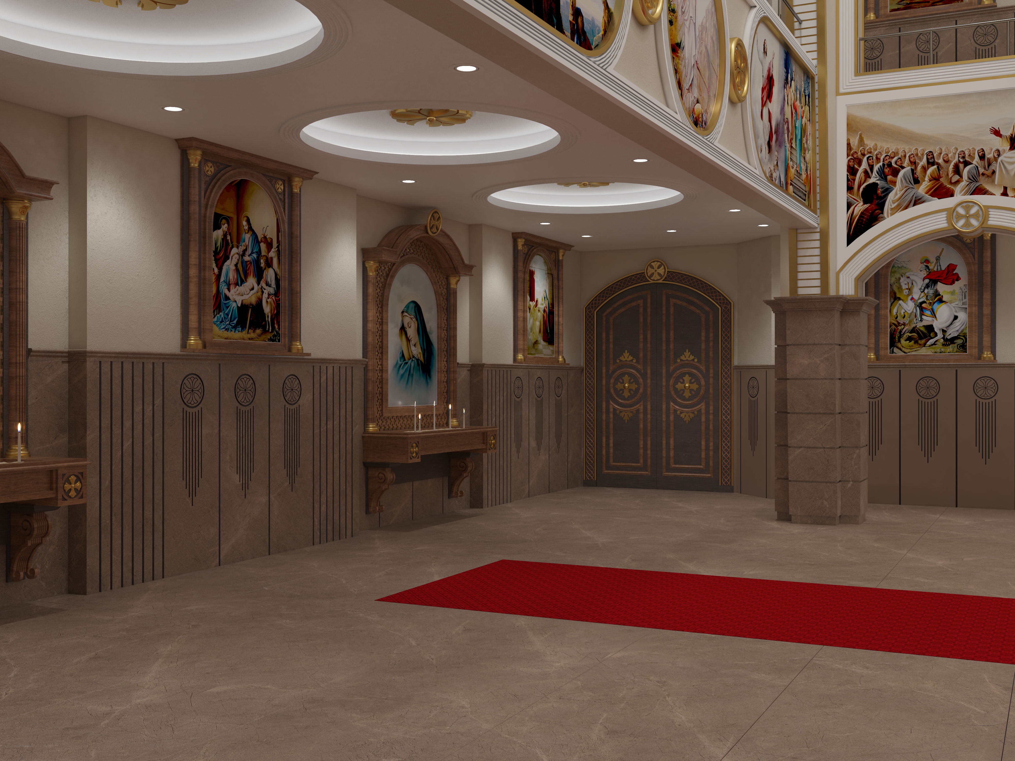 Church of the Holy Cross interior design-17