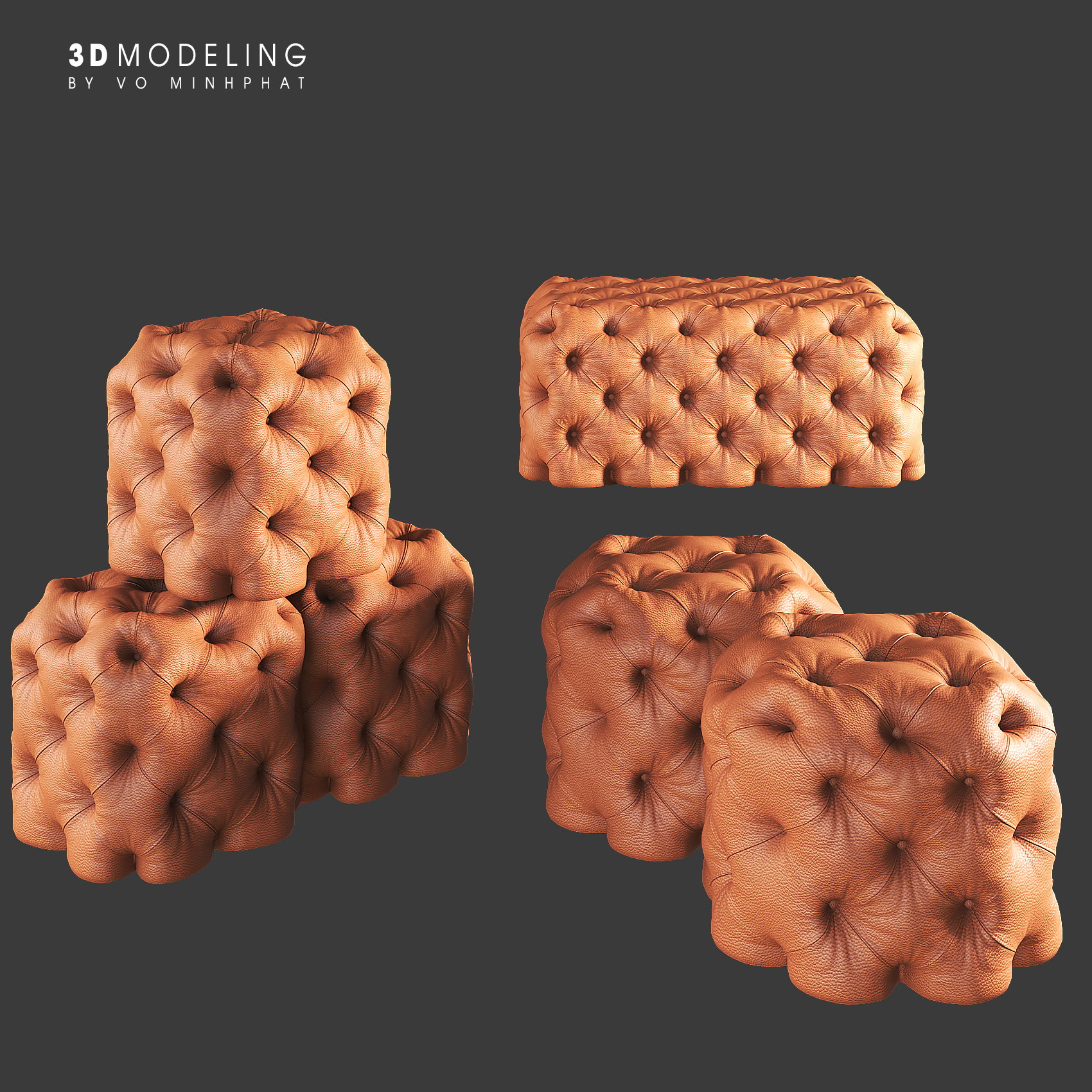 Chesterfield Stool,Bench+ Sofa-2