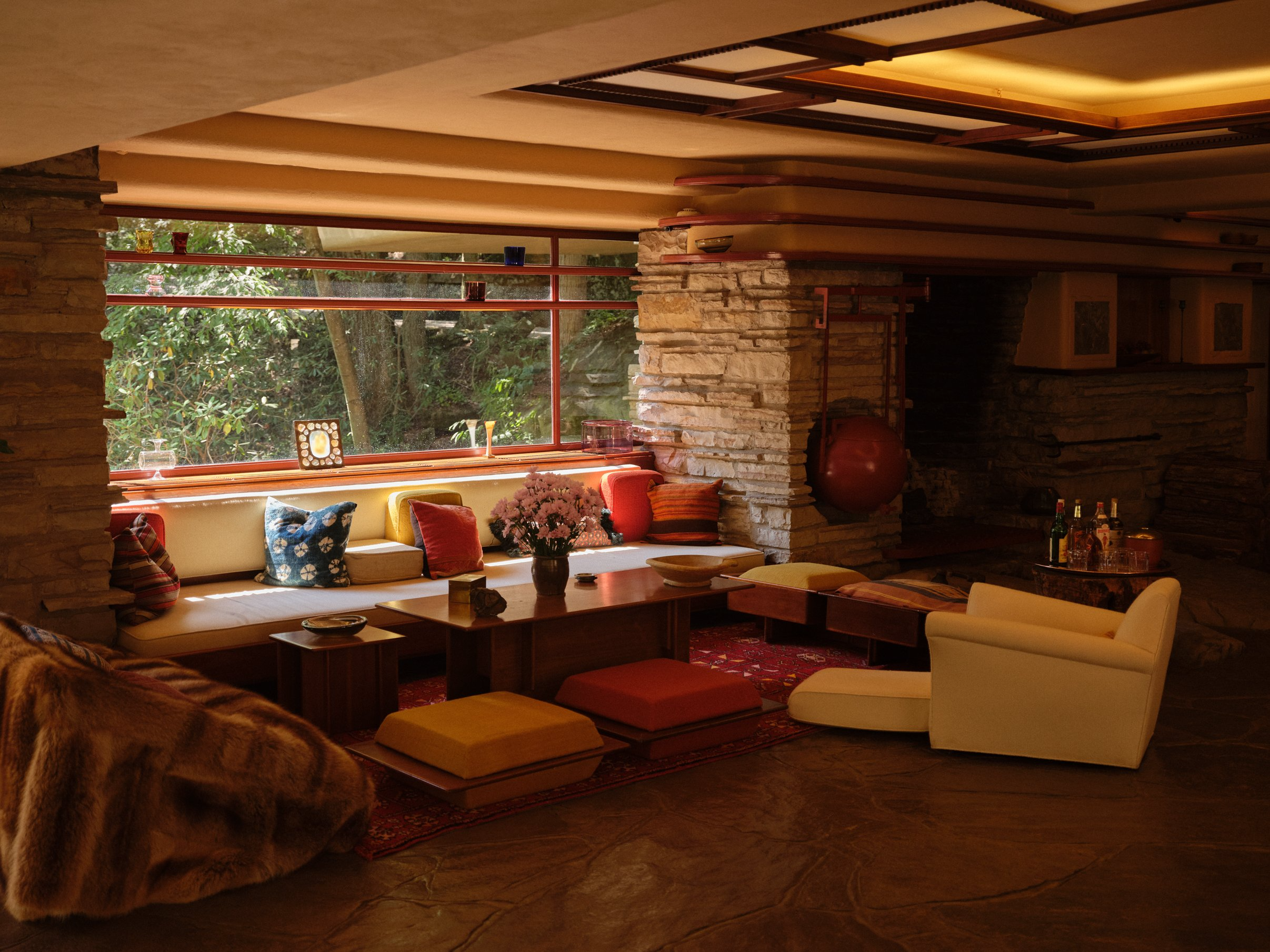 流水别墅丨美国宾夕法尼亚丨弗兰克·劳埃德·赖特-45