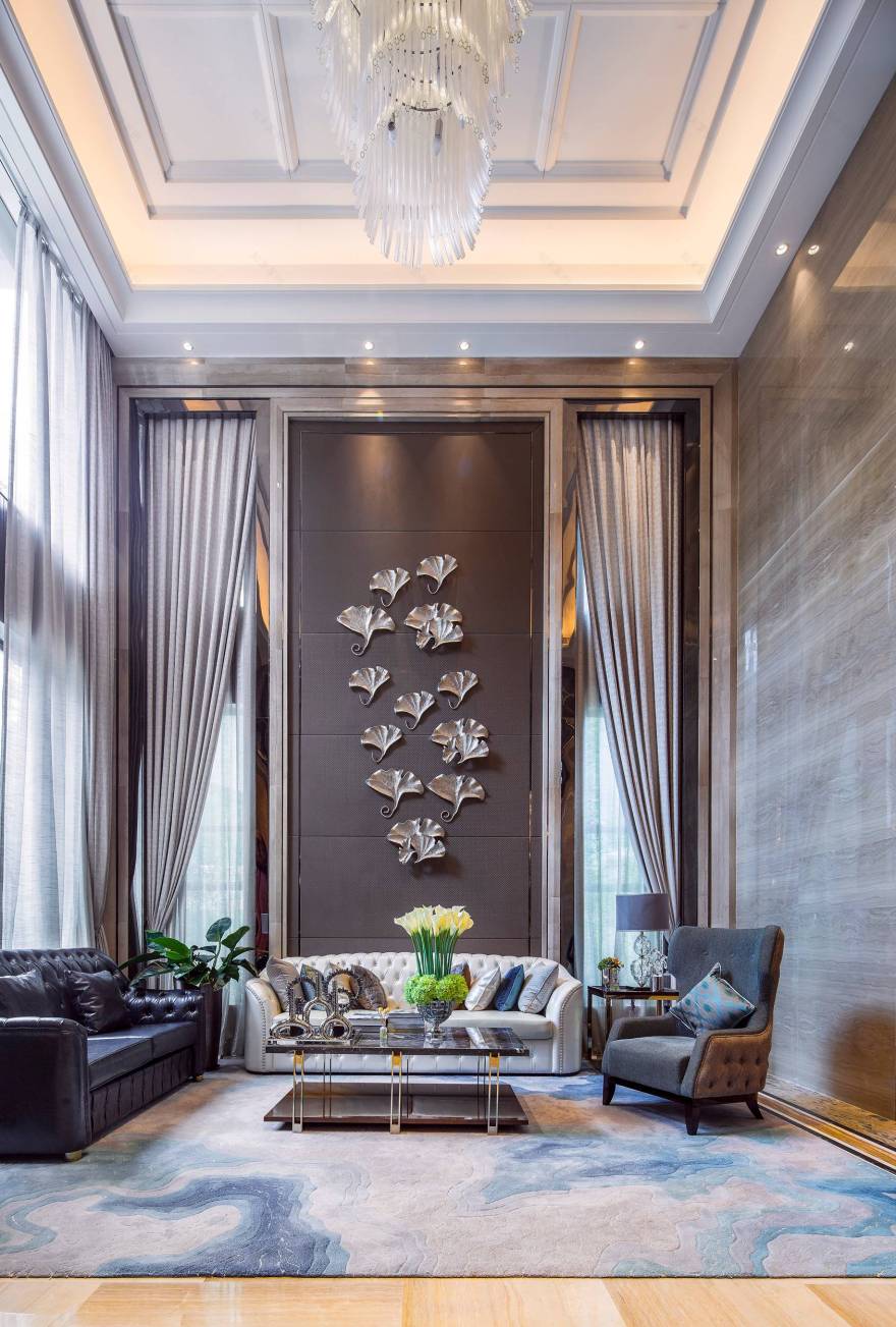 【榀格设计】依云雍景湾别墅样板房丨中国佛山-0