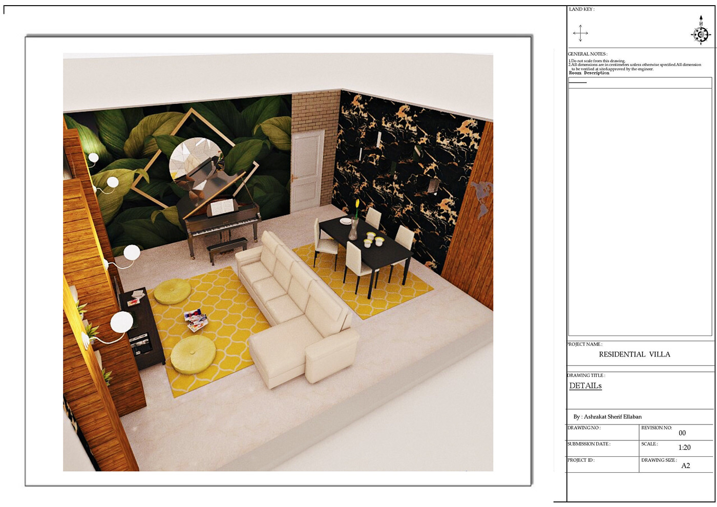 Living room with dinning side-8