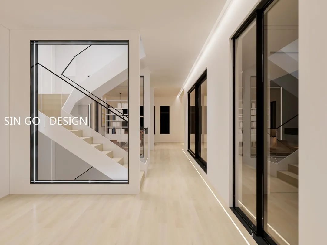 上海揽海高尔夫 540㎡极简别墅,演绎古典与现代的融合-18