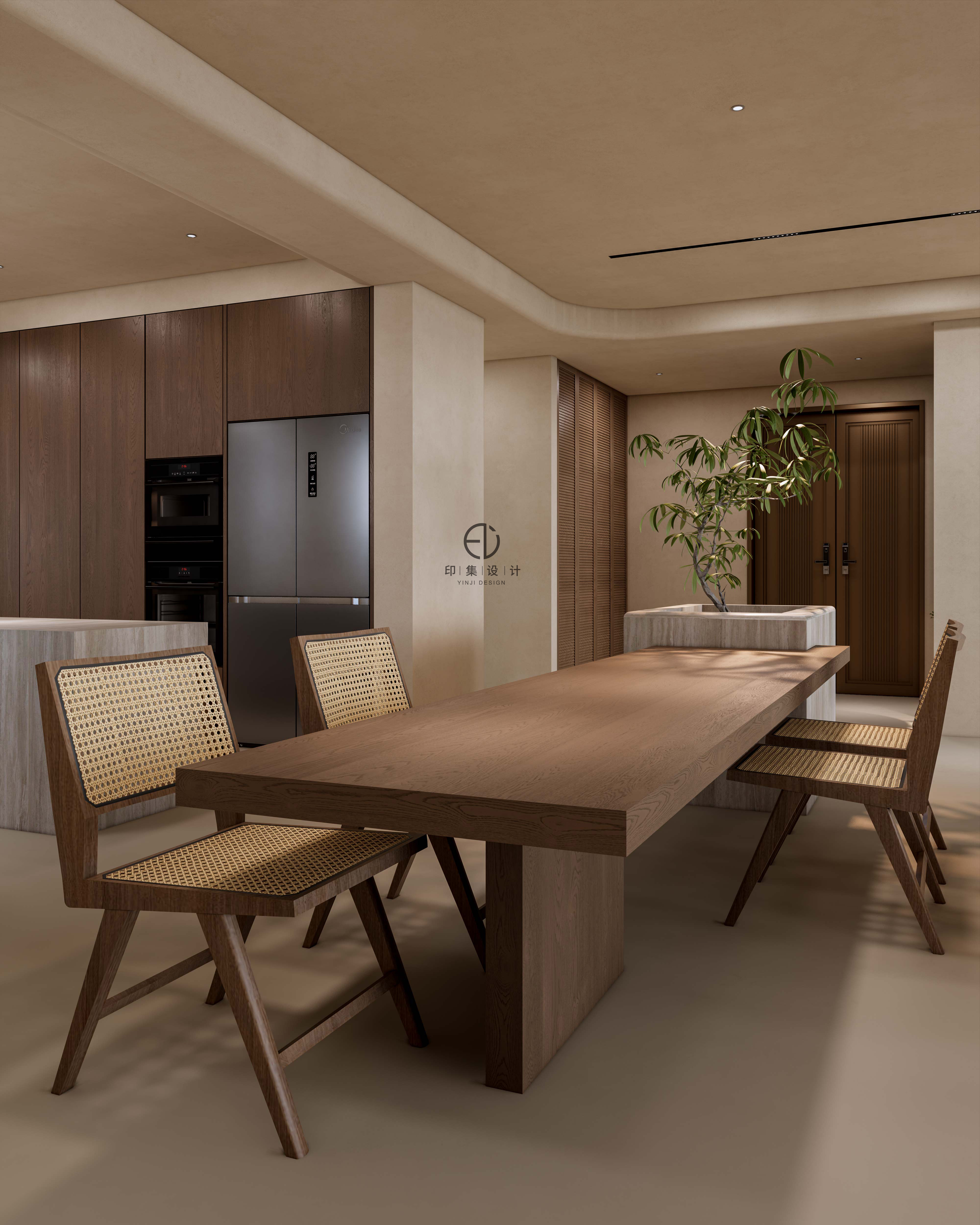 233㎡黑胡桃中古风，东方雅境，大美不言-11