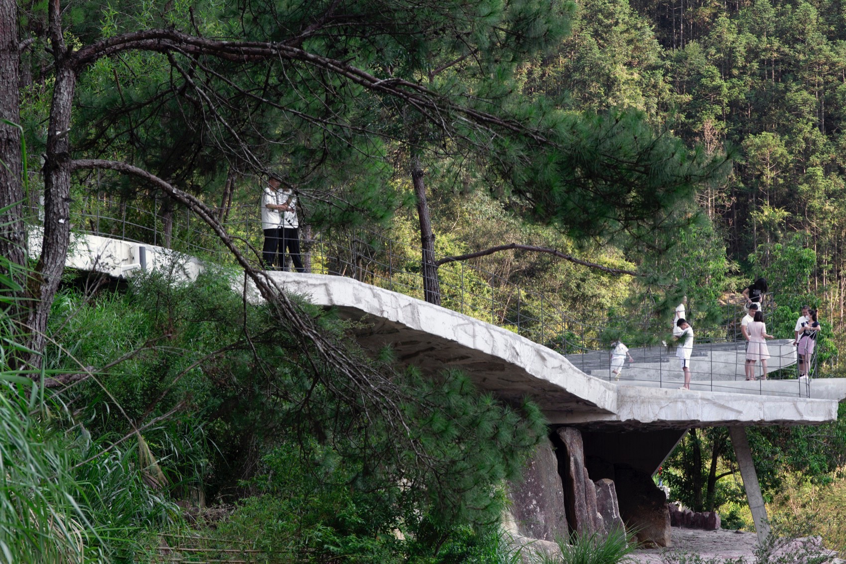 月亮湾瀑布观景台丨中国南平丨合造社建筑设计事务所-25