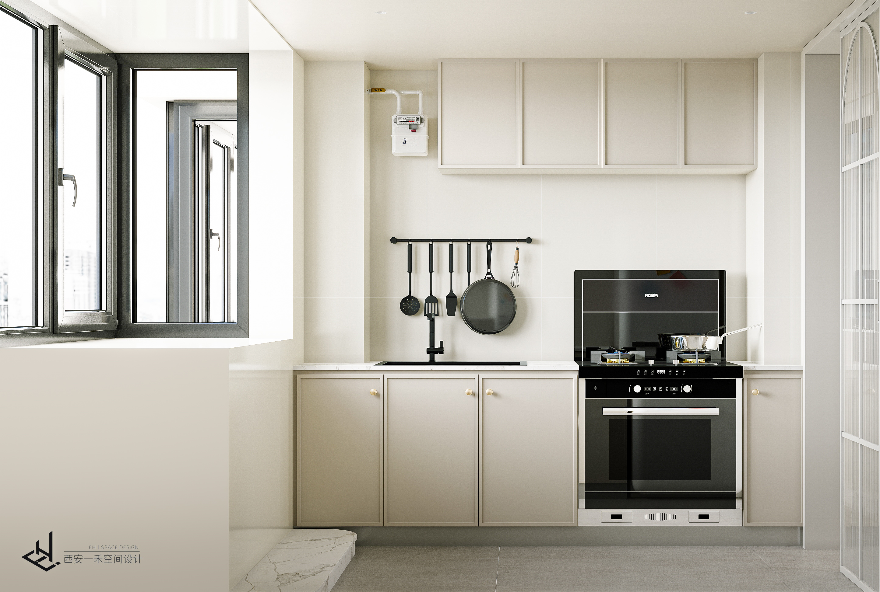 西安《尚品花都》丨中国西安丨壹禾墨影空间设计-13