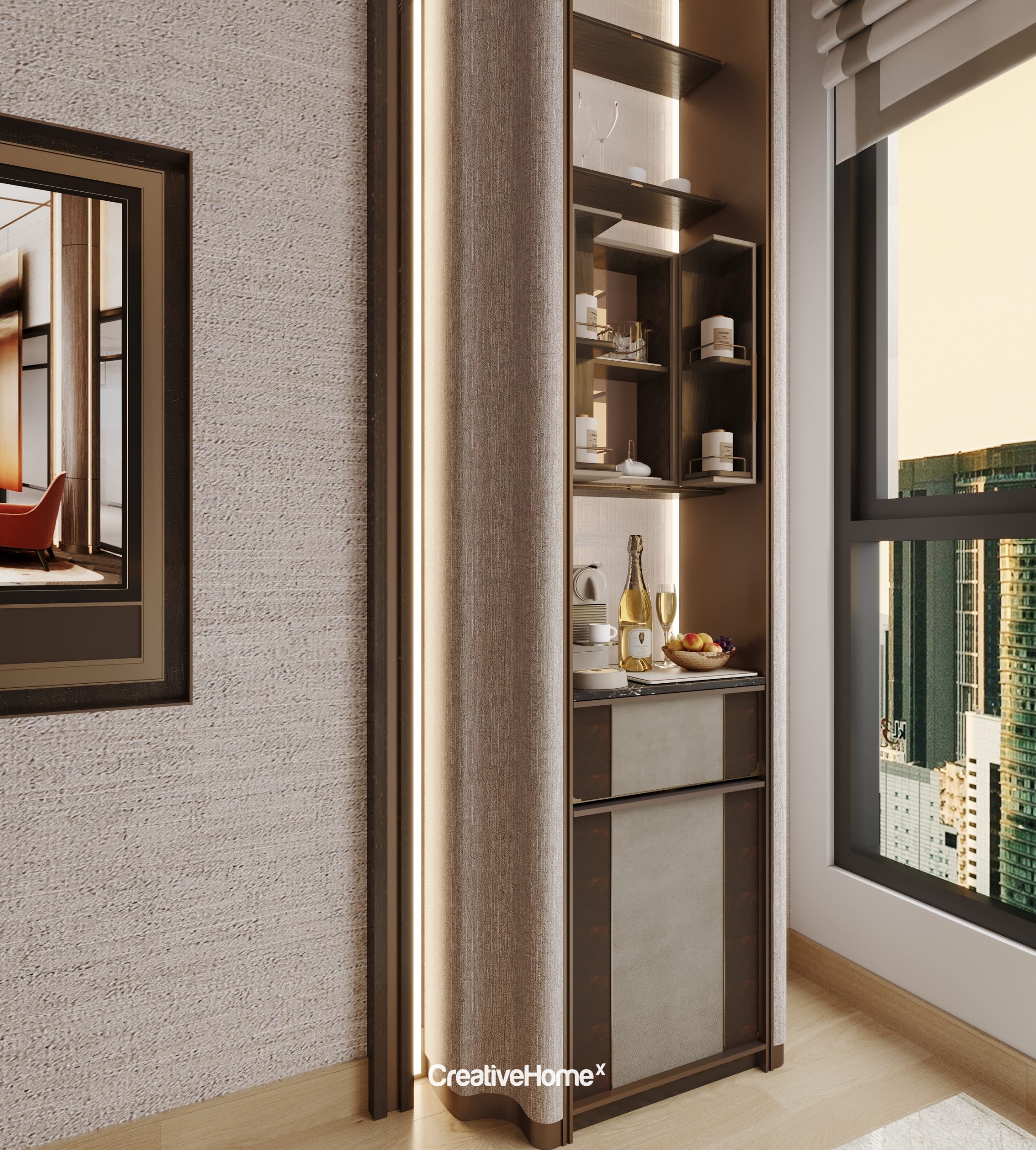 吉隆坡天景金邸豪华公寓丨马来西亚吉隆坡丨Designstudio MVH-25