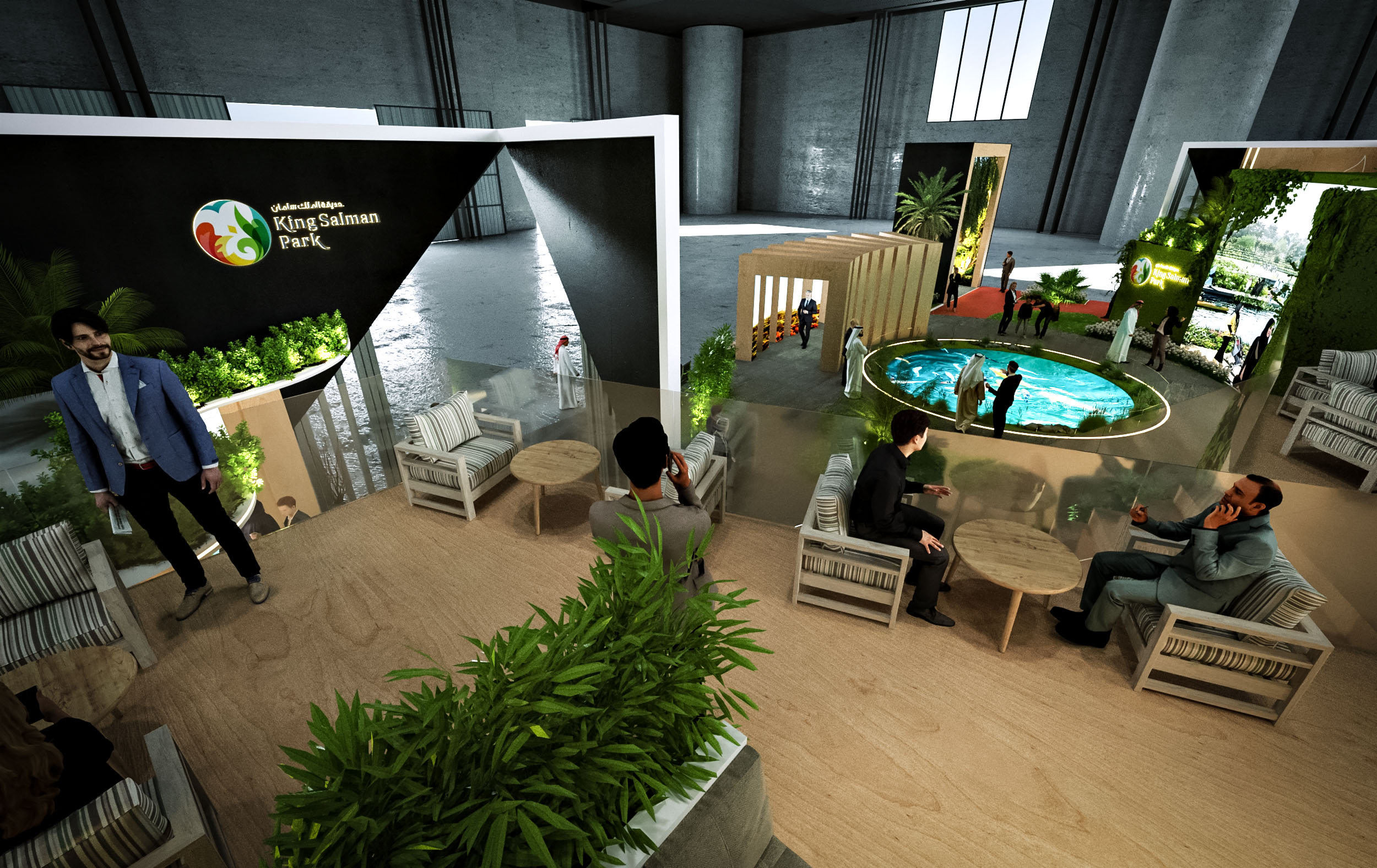 King Salman Park Exhibition Stand 31m x 14m-33