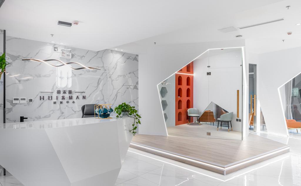 未来科技感高端美容院设计丨研筑国际设计-11