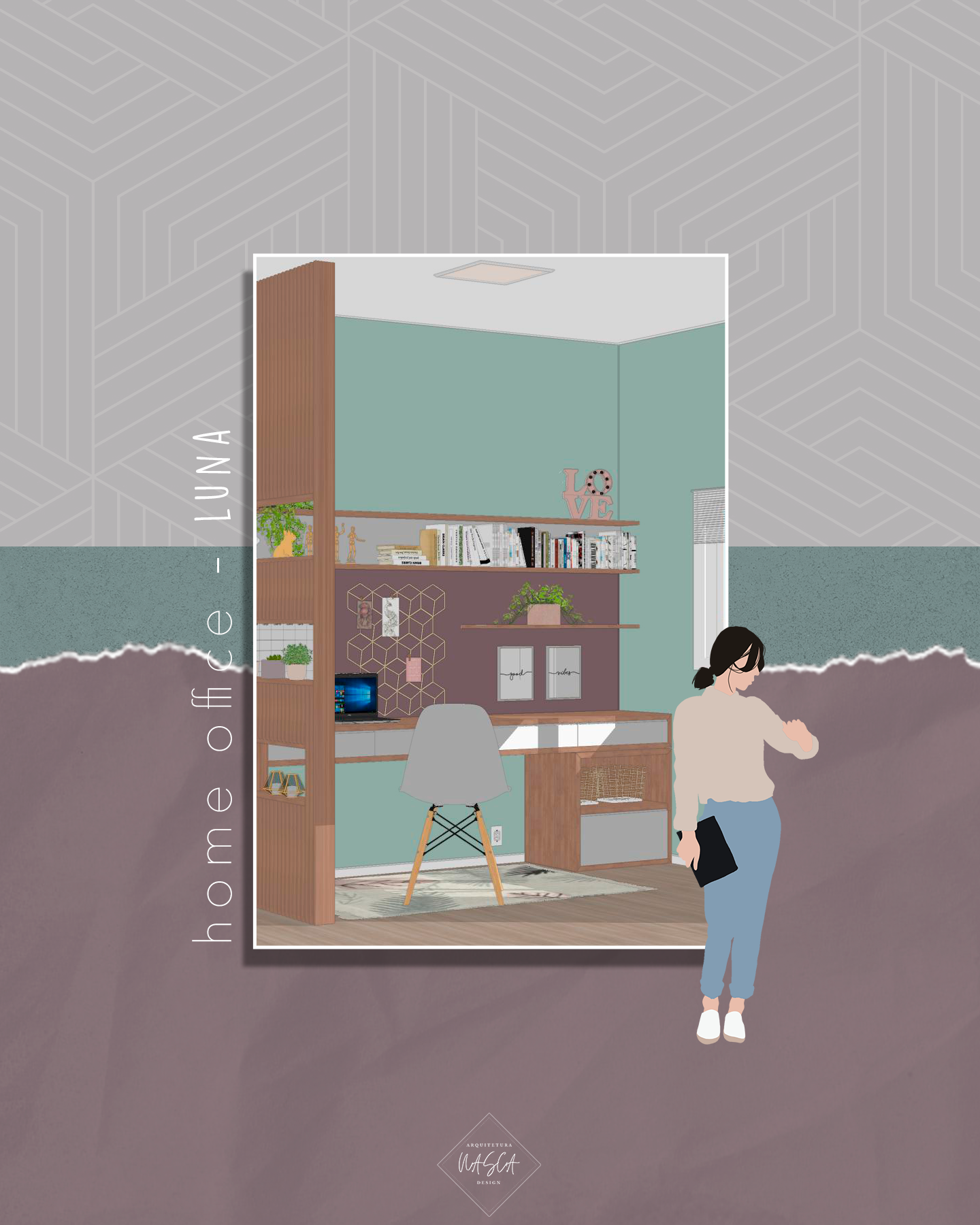 概念性项目  家庭办公室丨Isabella N.C-7