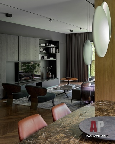 ЖК «Парк Рублево»三室公寓室内设计丨Шапошников Михаил-19