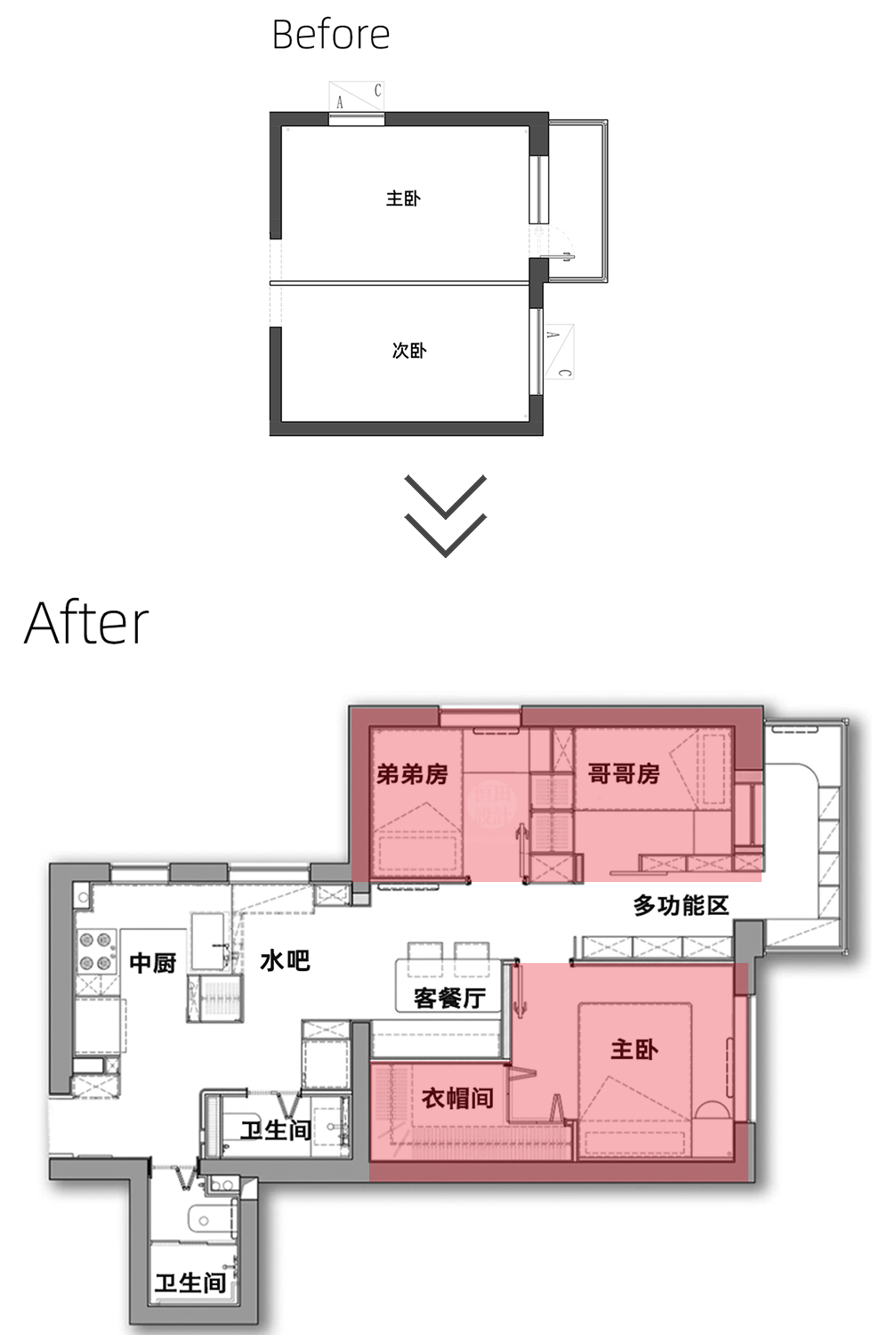 45㎡小户型逆袭丨中国北京-36